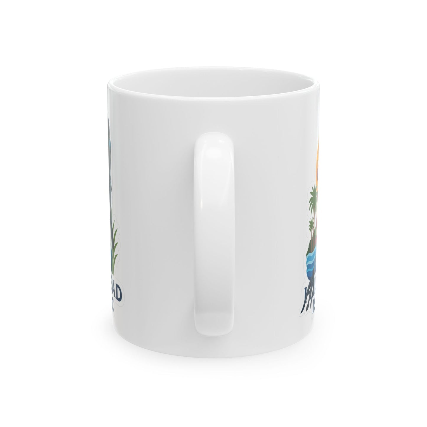 Hilton Head Island ceramic mug colorful coastal drinkware
