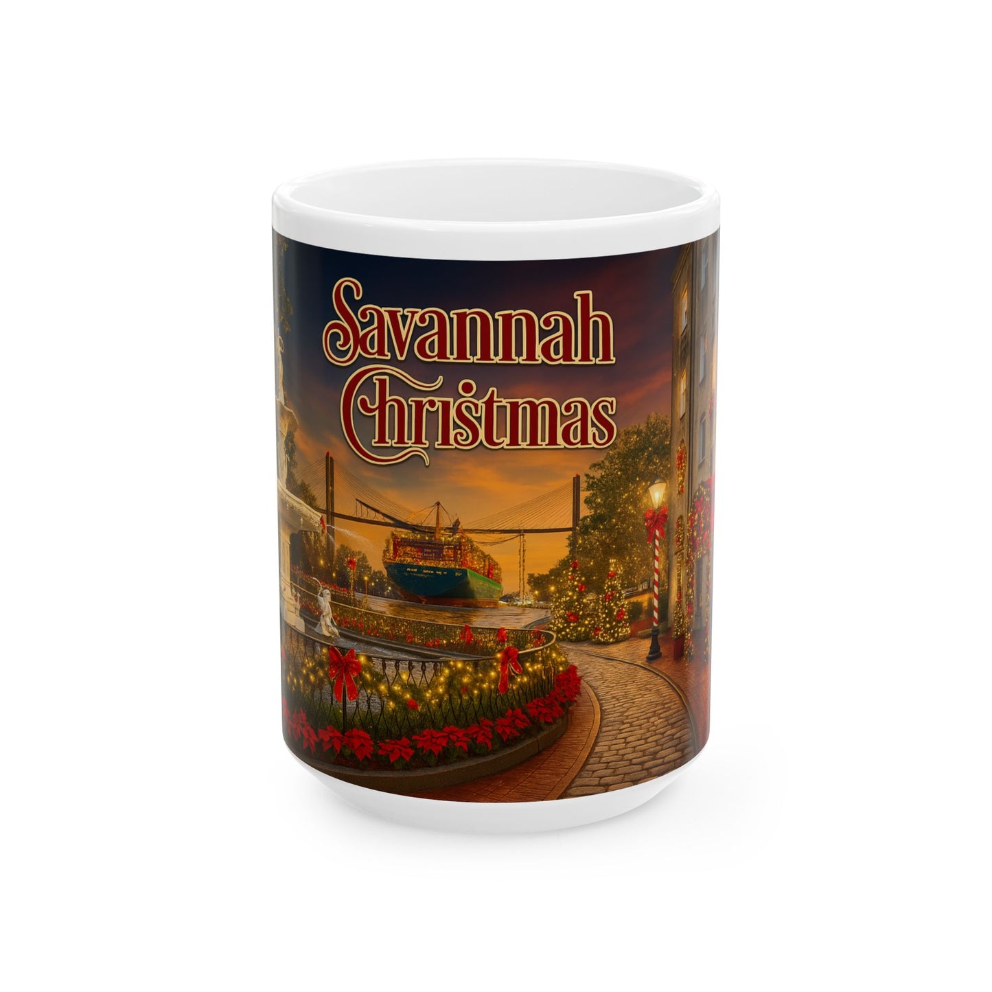 Whimsical Christmas Ceramic Mug
