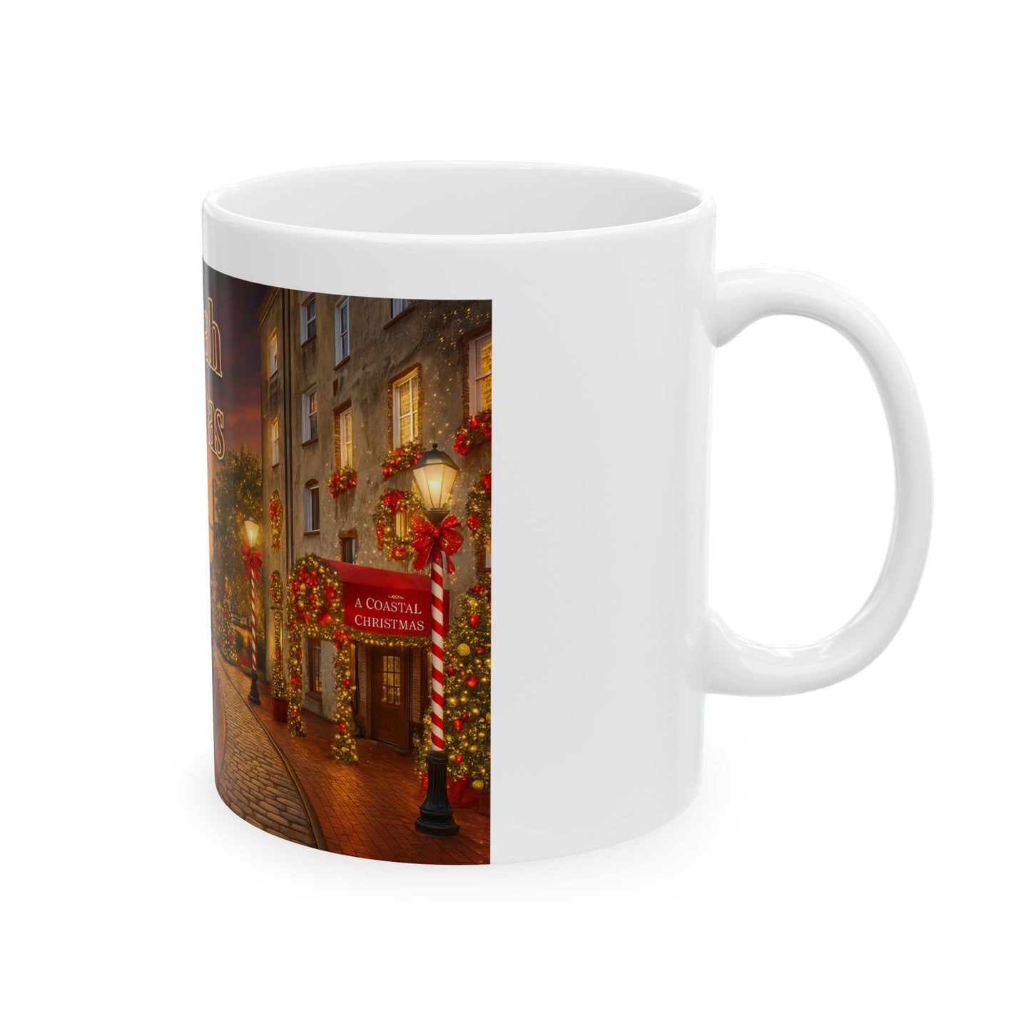 Whimsical Christmas Ceramic Mug