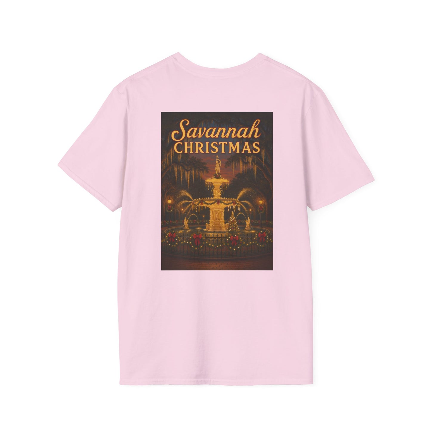 Forsyth Fountain Savannah Christmas Unisex T-Shirt