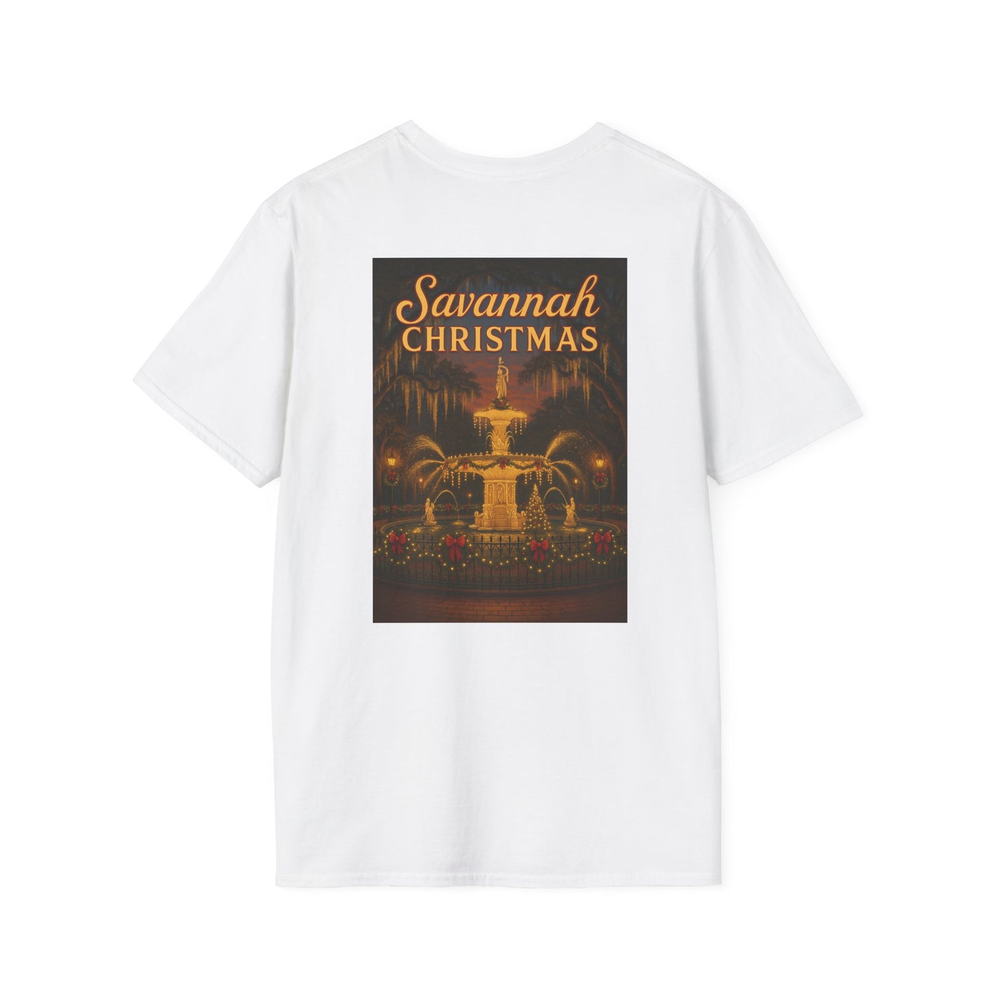 Forsyth Fountain Savannah Christmas Unisex T-Shirt