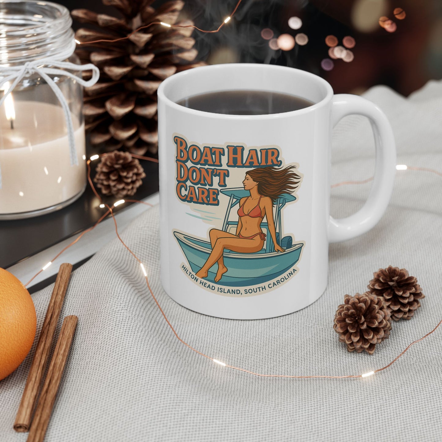 Boat Hair Don't Care Coffee Mug