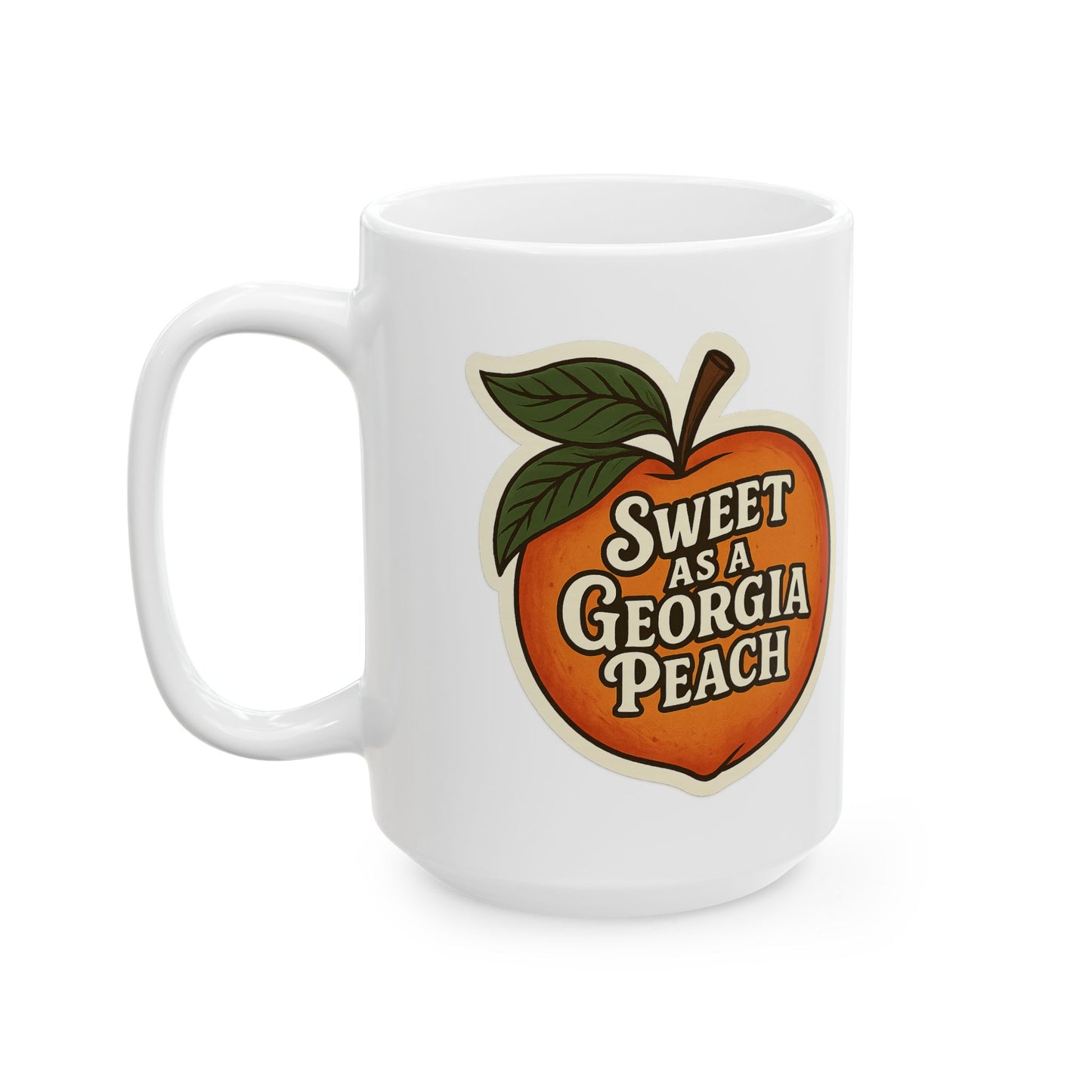 Sweet Georgia Peach Ceramic Mug