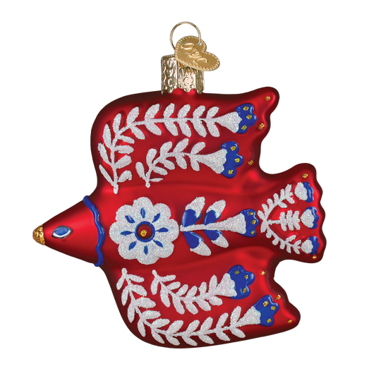 Folkfeather Thrush Ornament