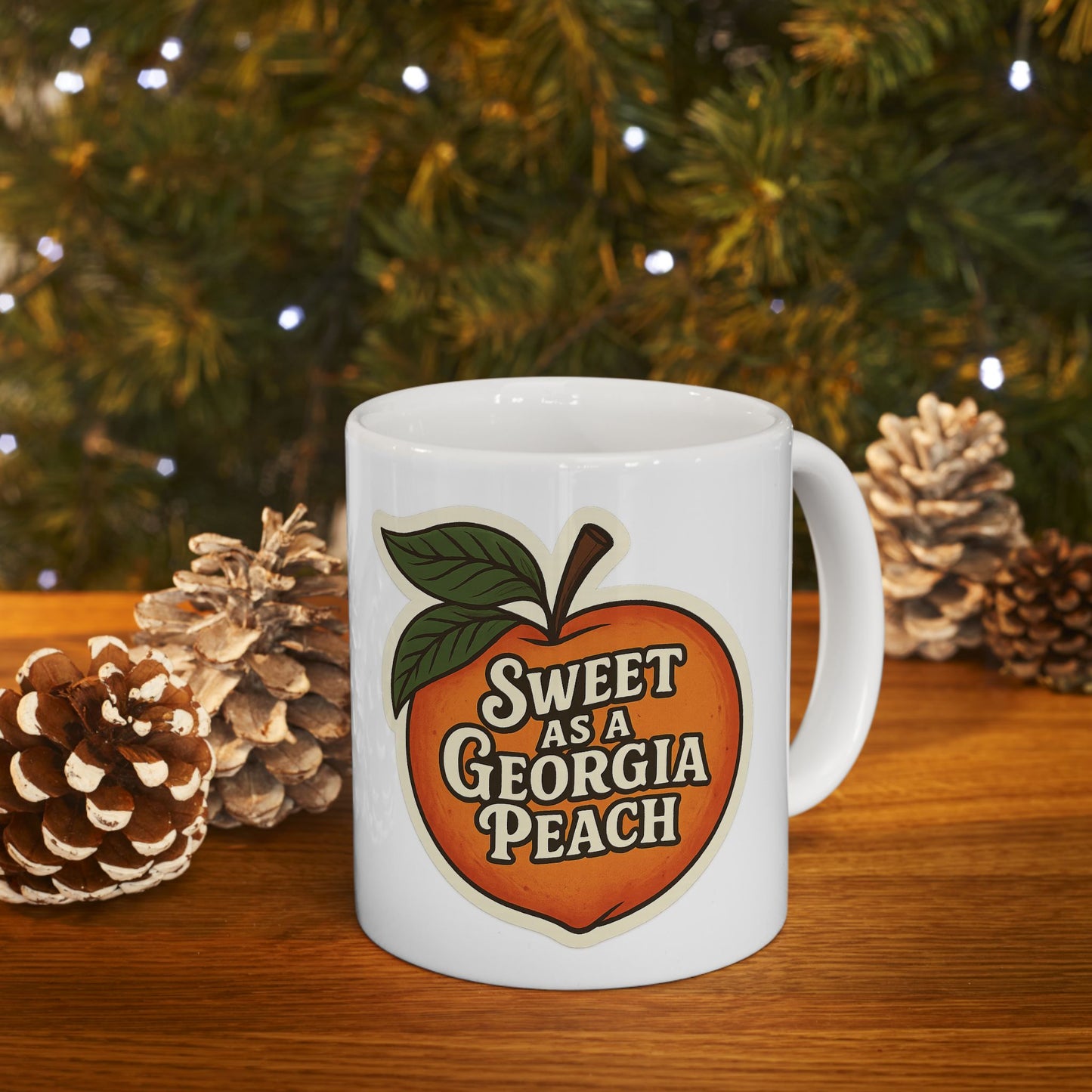 Sweet Georgia Peach Ceramic Mug