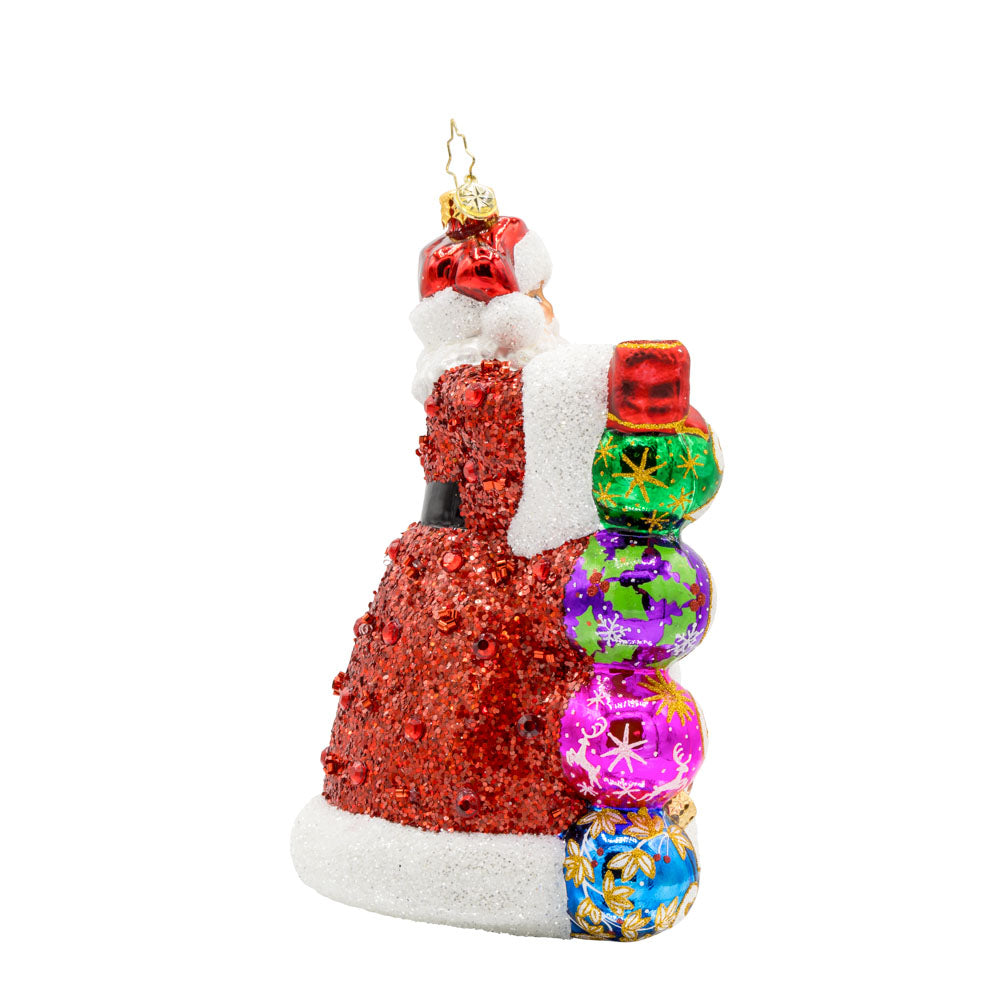 2025 Christmas Countdown Christopher Radko European Glass Christmas Ornament Hand-Crafted Holiday Decor