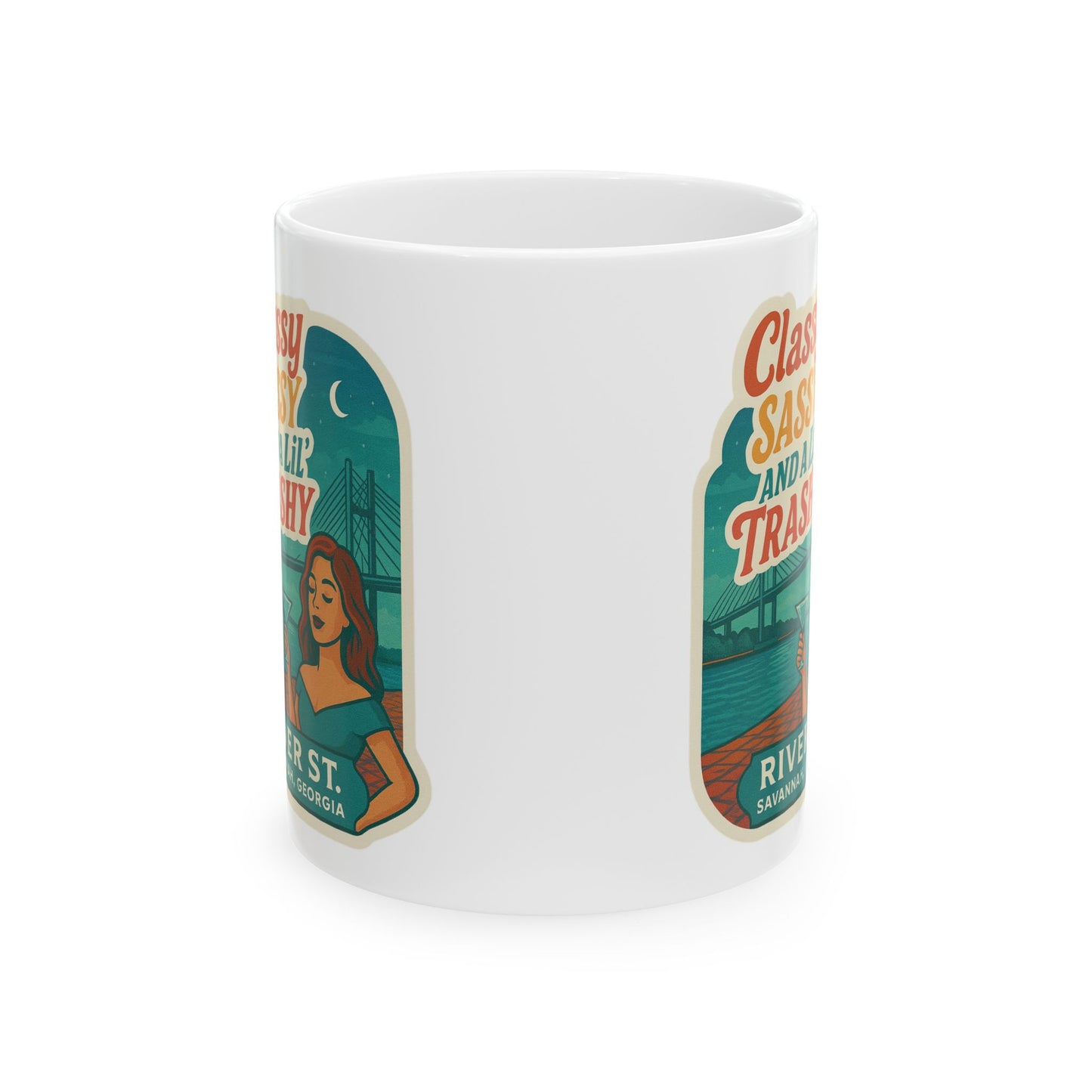 Sassy Classy & A 'Lil Trashy Coffee Mug