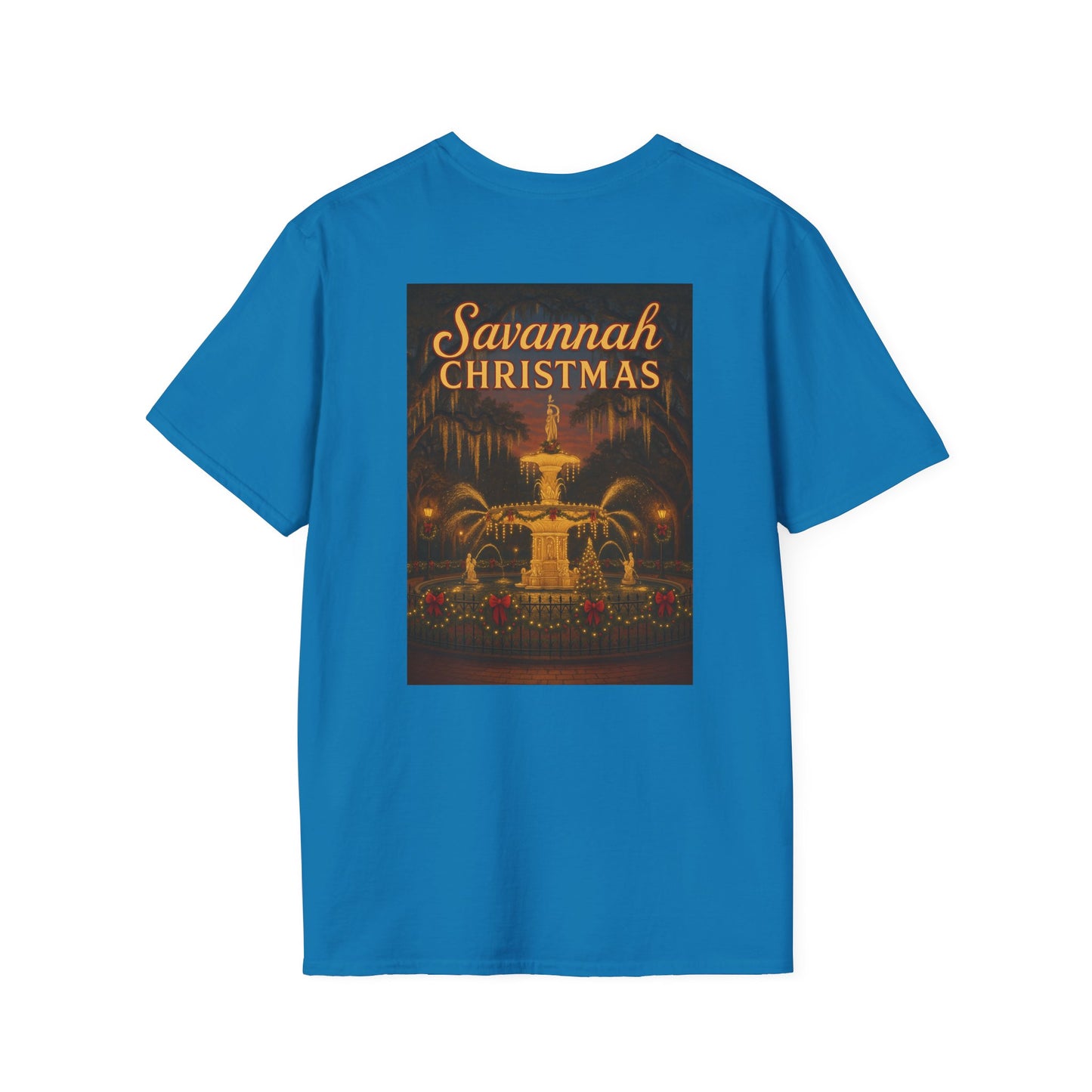 Forsyth Fountain Savannah Christmas Unisex T-Shirt