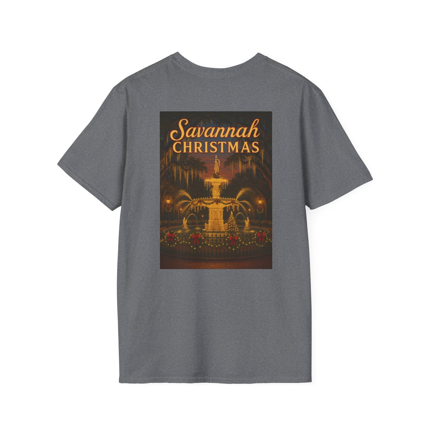 Forsyth Fountain Savannah Christmas Unisex T-Shirt