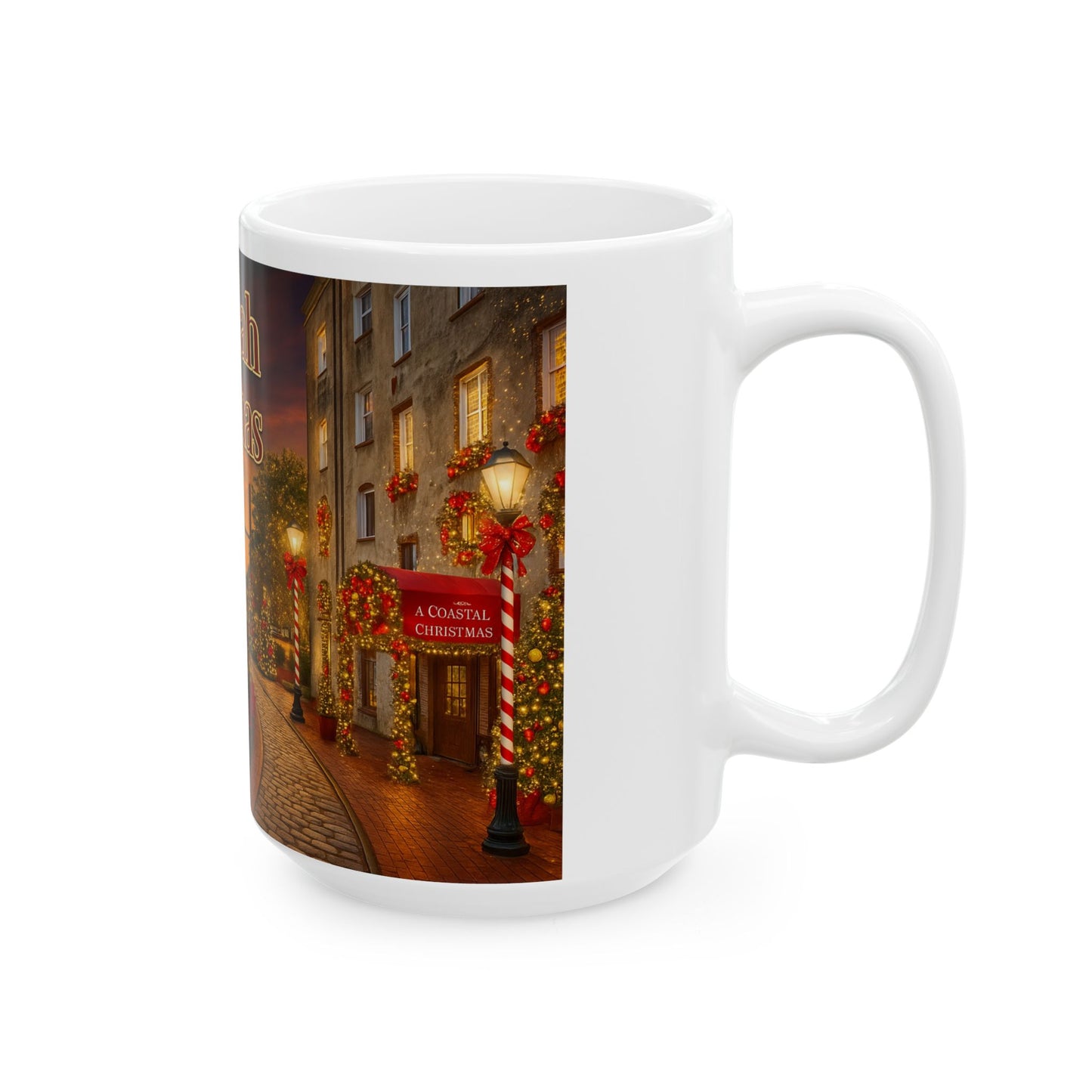 Whimsical Christmas Ceramic Mug
