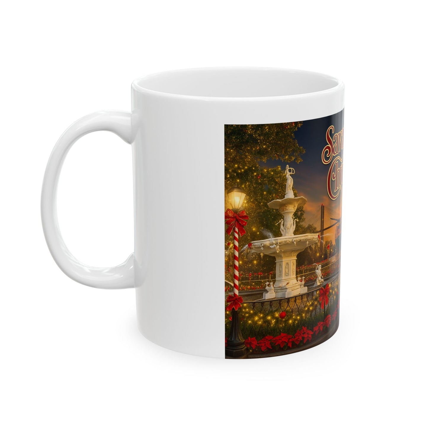 Whimsical Christmas Ceramic Mug