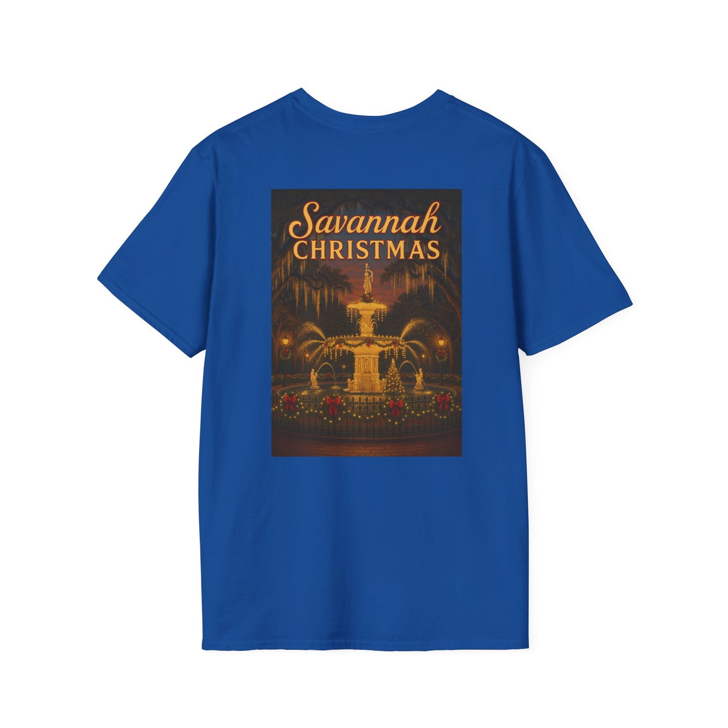 Forsyth Fountain Savannah Christmas Unisex T-Shirt