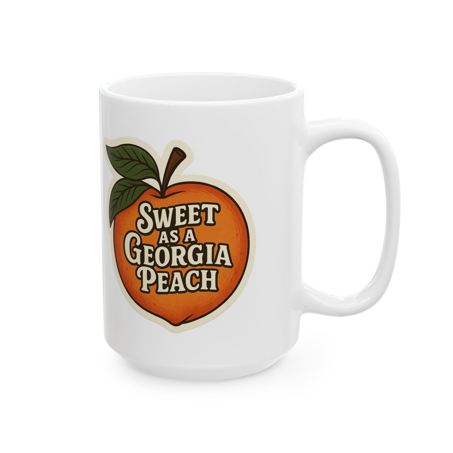 Sweet Georgia Peach Ceramic Mug