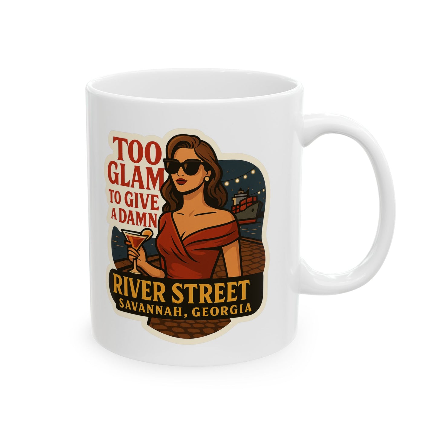 Too Glam to Give A Damn! Coffee Mug