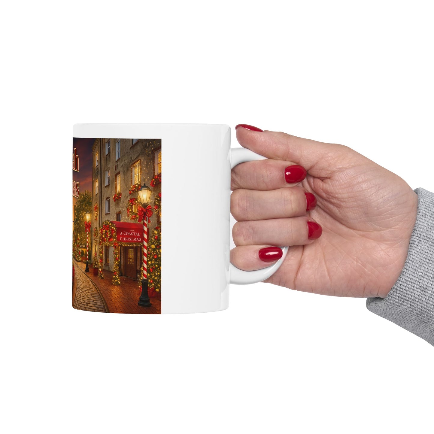 Whimsical Christmas Ceramic Mug