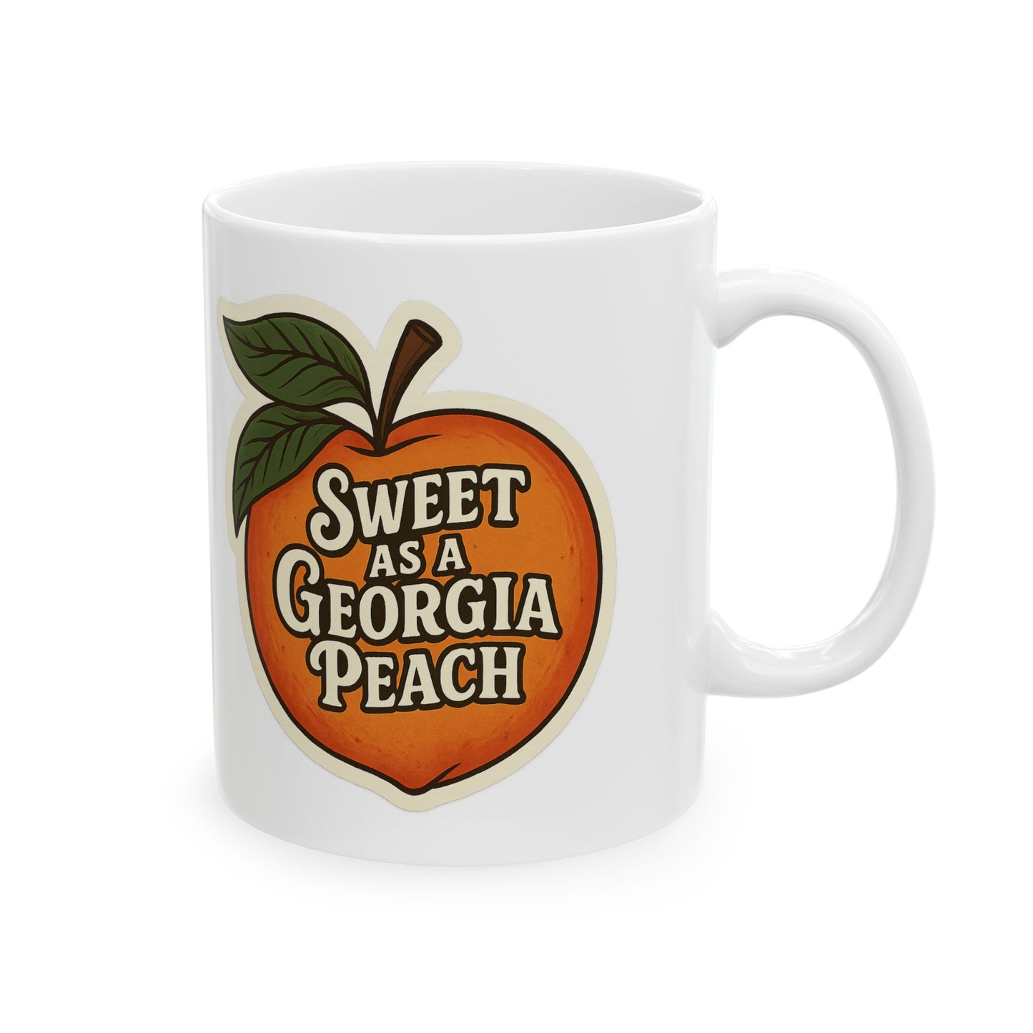 Sweet Georgia Peach Ceramic Mug