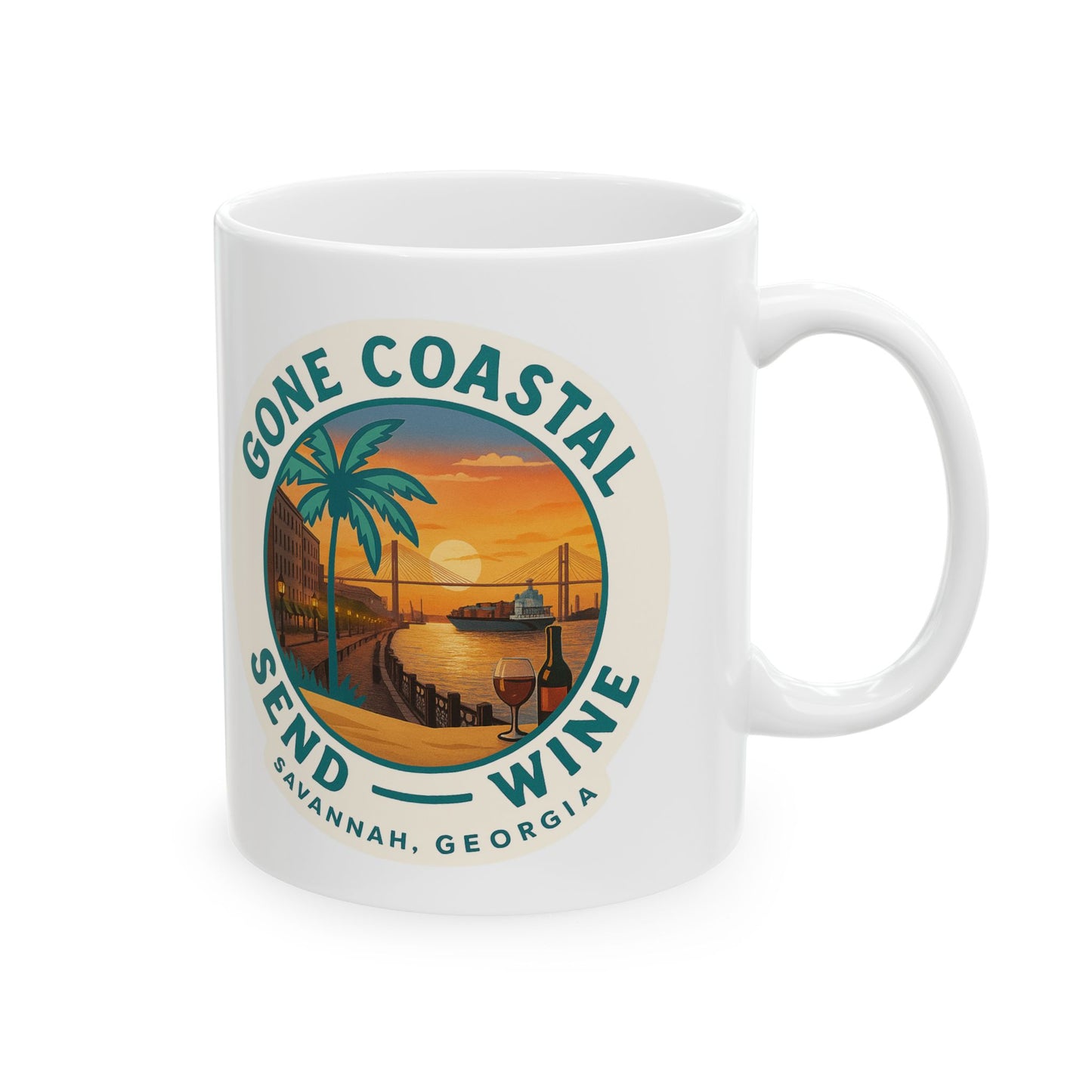 Gone Coastal Send Wine - Savannah Georgia
