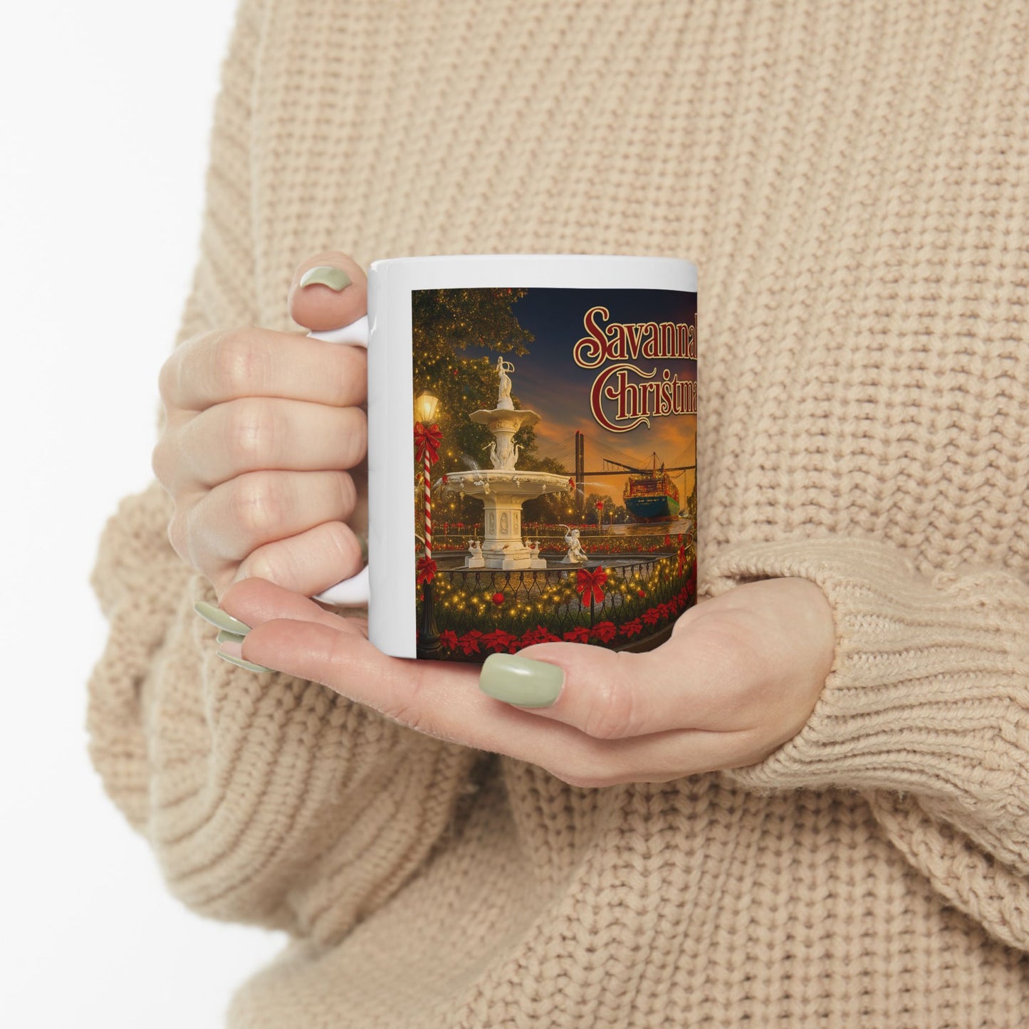 Whimsical Christmas Ceramic Mug