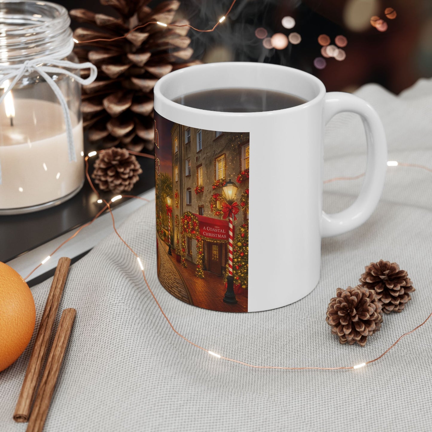 Whimsical Christmas Ceramic Mug