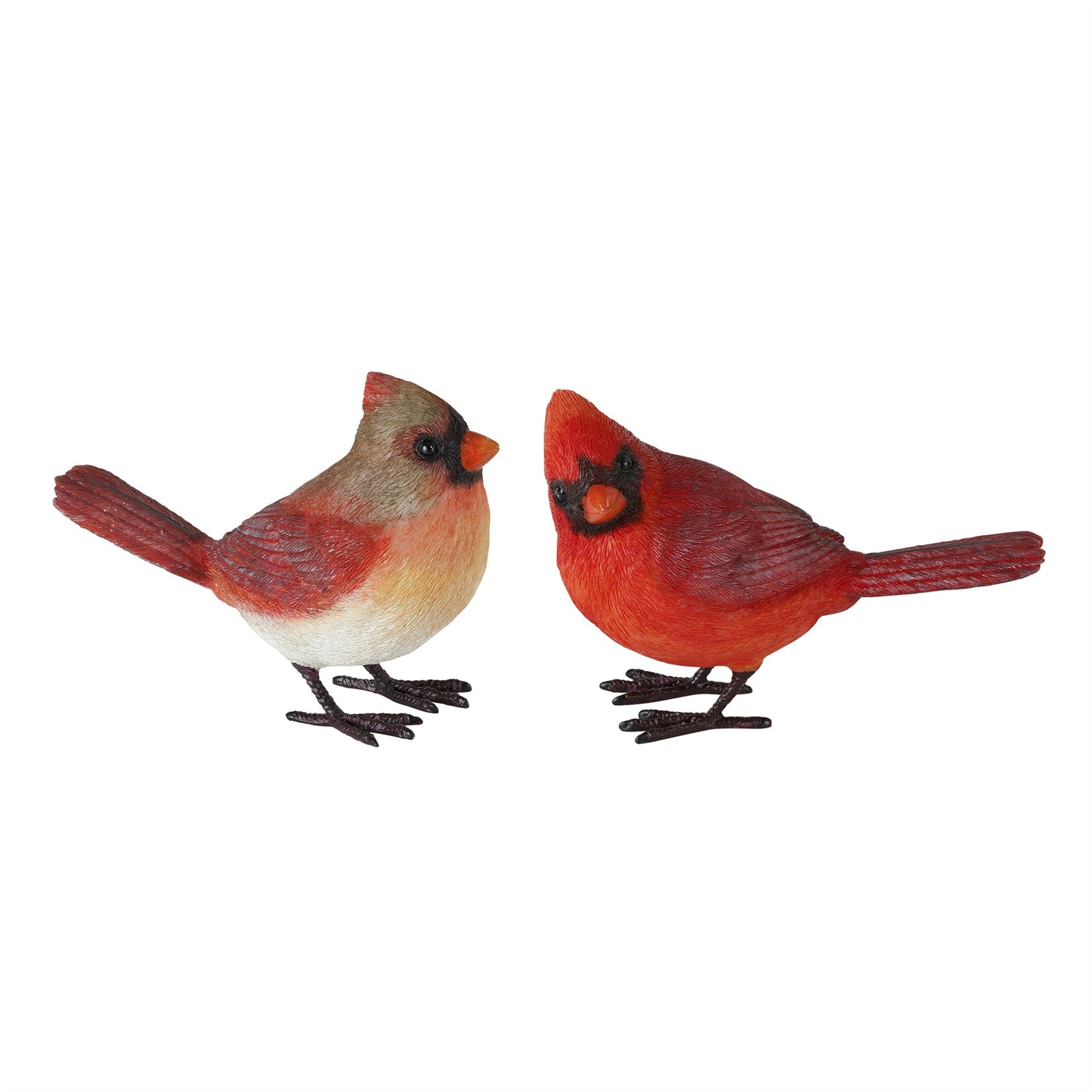 Cardinal Bird Figurine (Set of 4)
