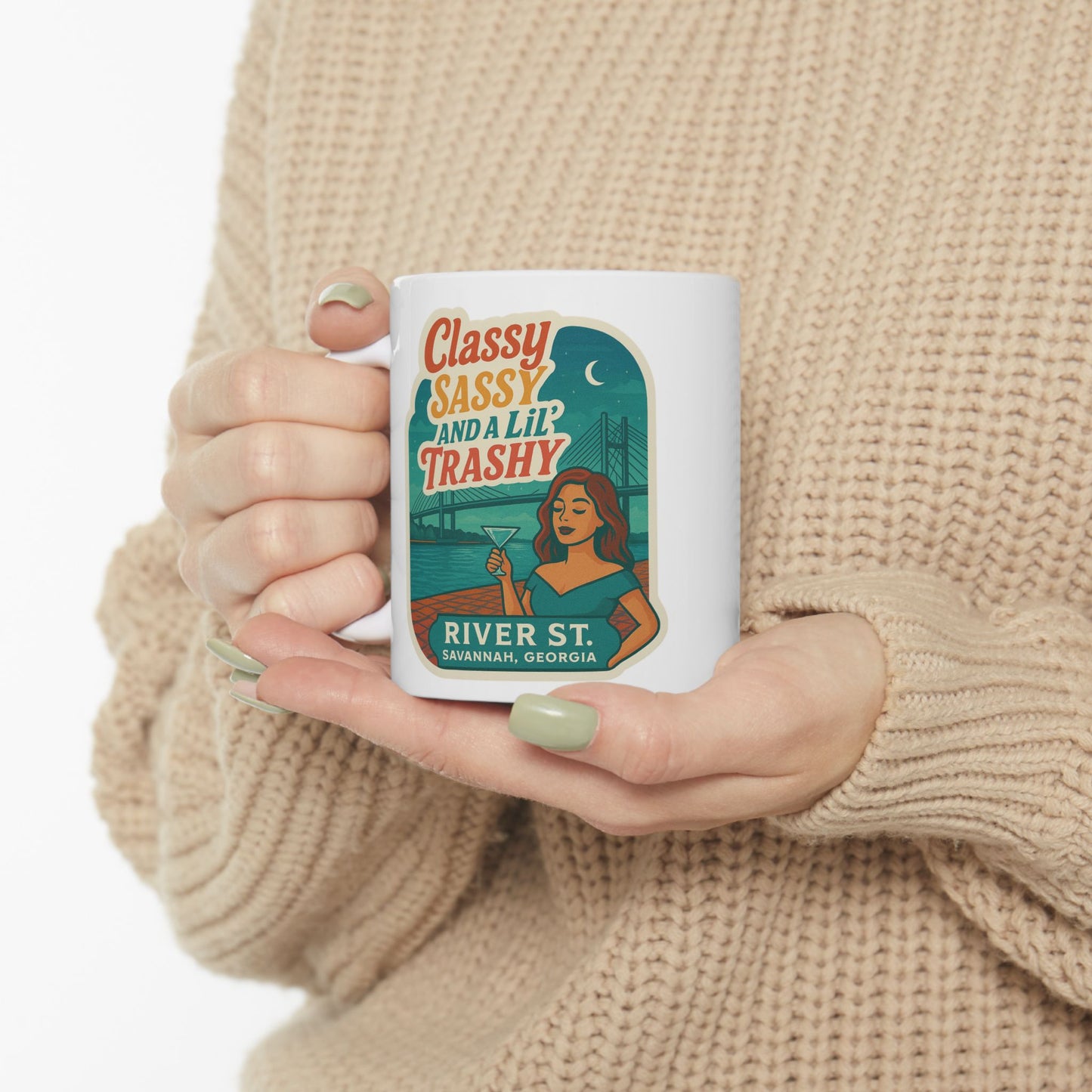 Sassy Classy & A 'Lil Trashy Coffee Mug