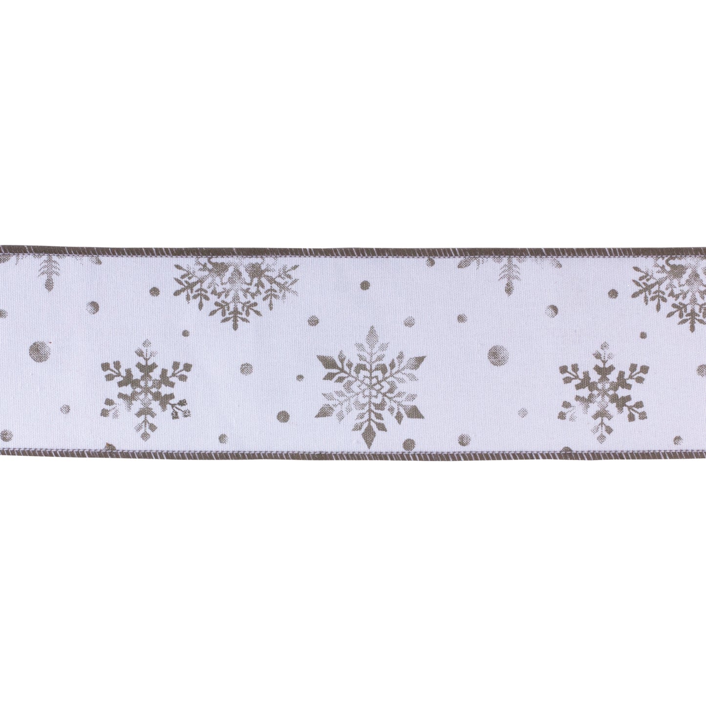 Metallic Snowflake Ribbon (Set of 2)