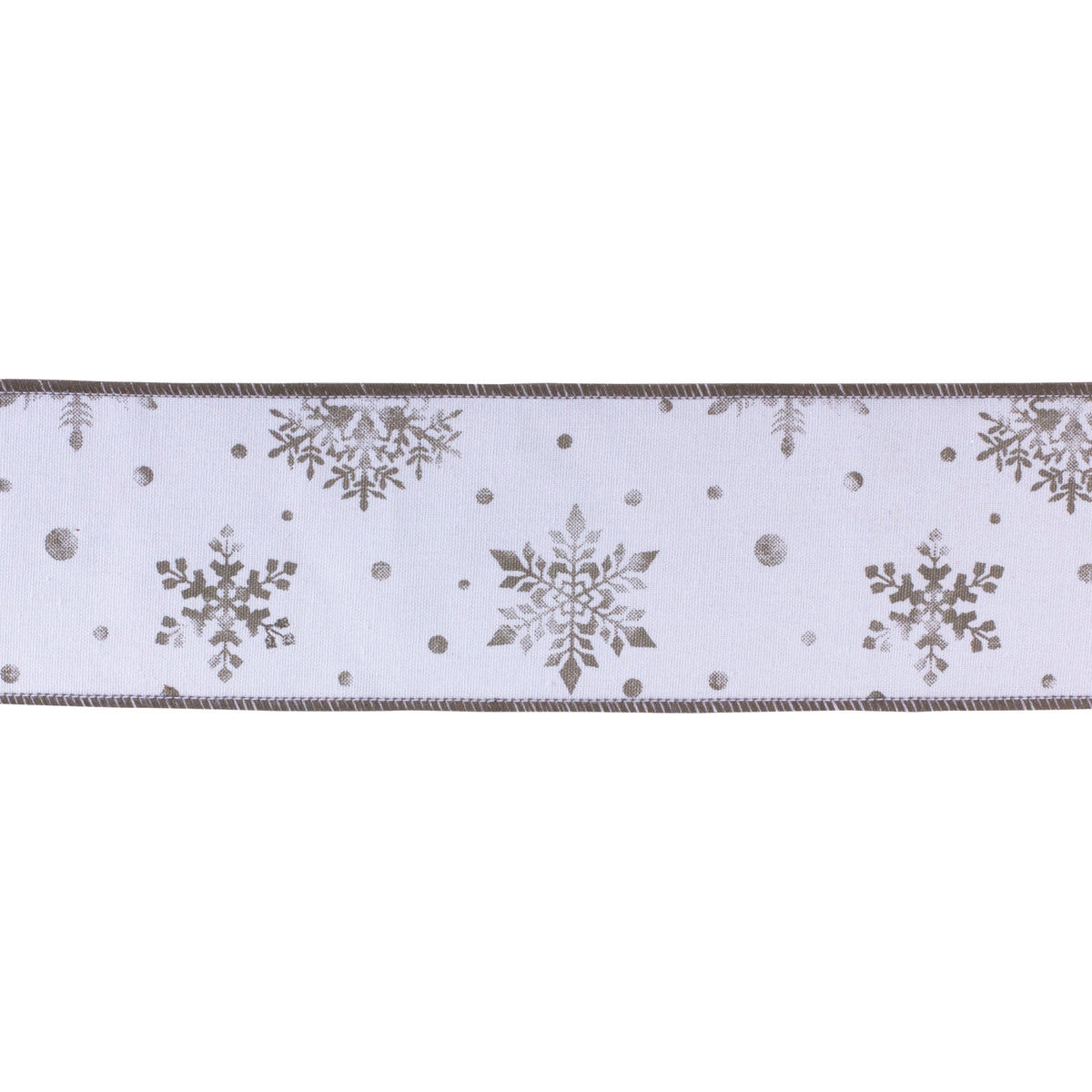 Metallic Snowflake Ribbon (Set of 2)