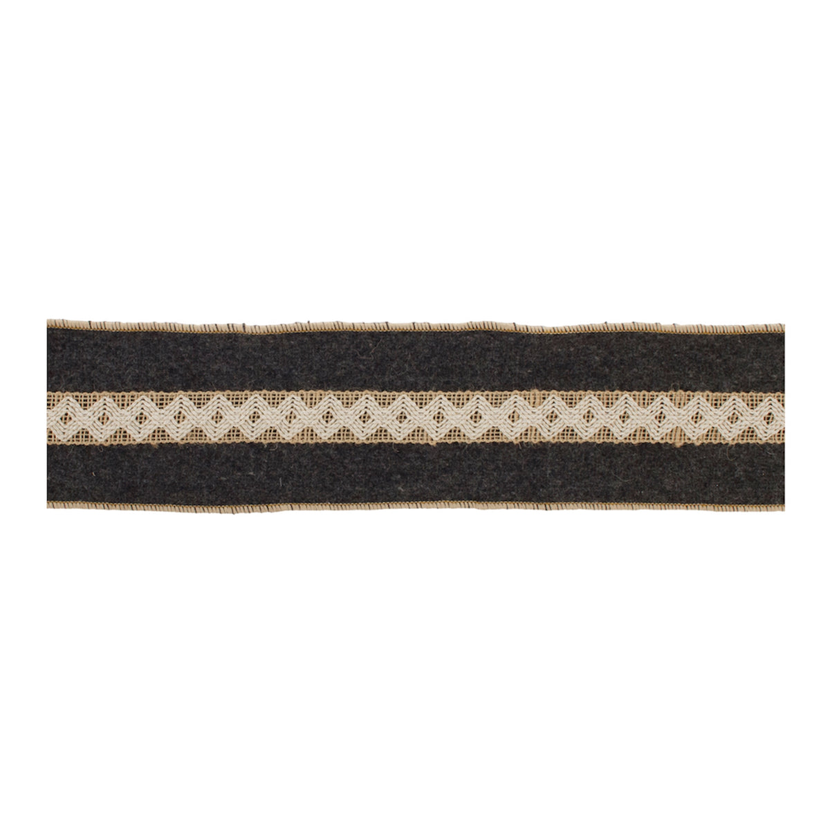 Wool Holiday Ribbon (Set of 2)