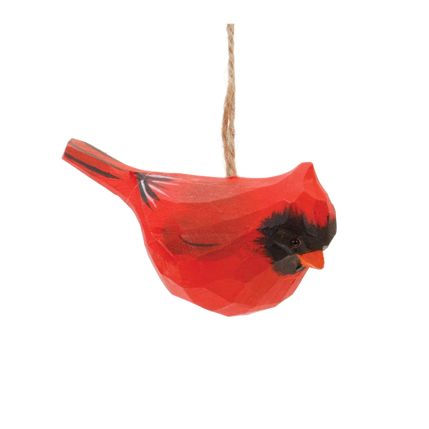 Wooden Cardinal Ornaments (Set of 4)