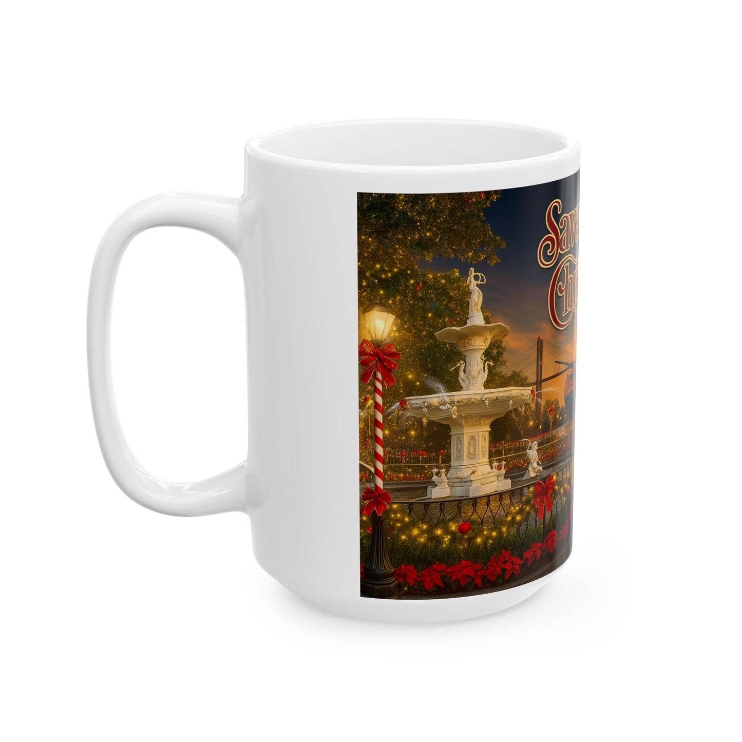 Whimsical Christmas Ceramic Mug