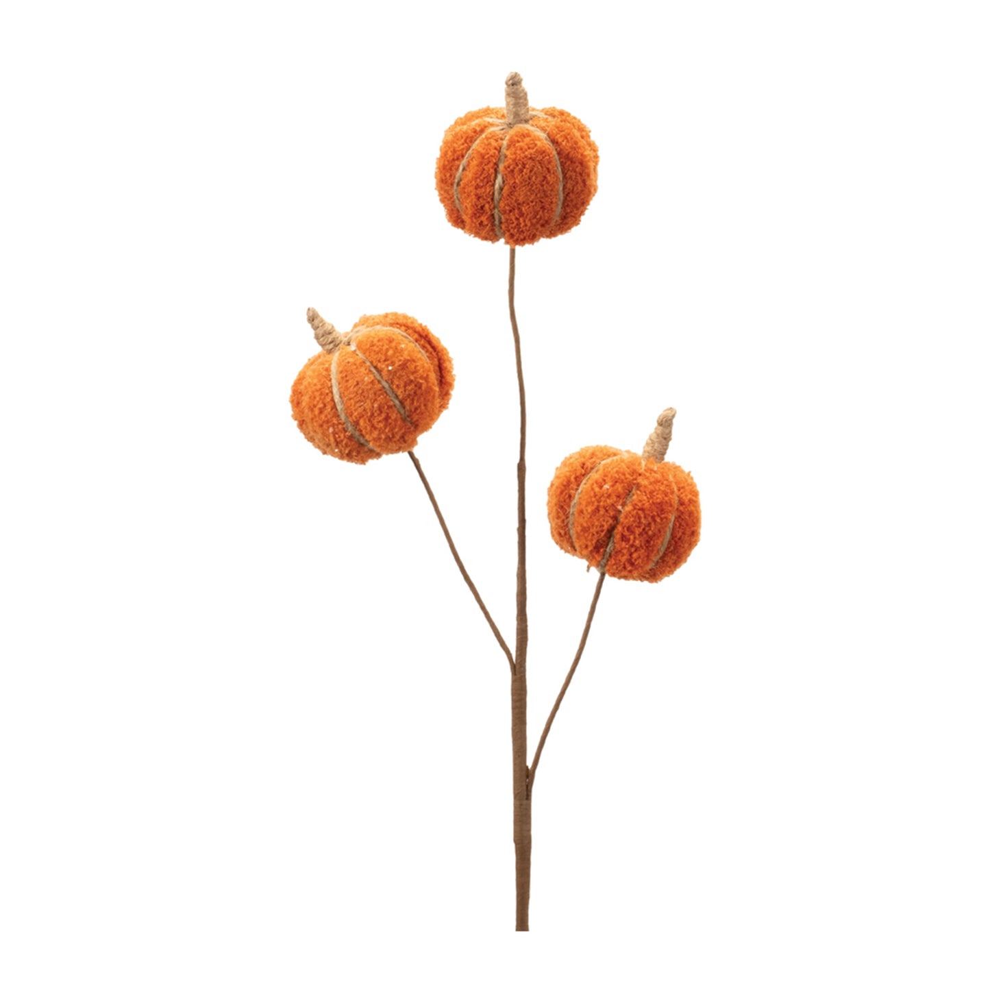 Plush Fall Pumpkin Spray (Set of 2)