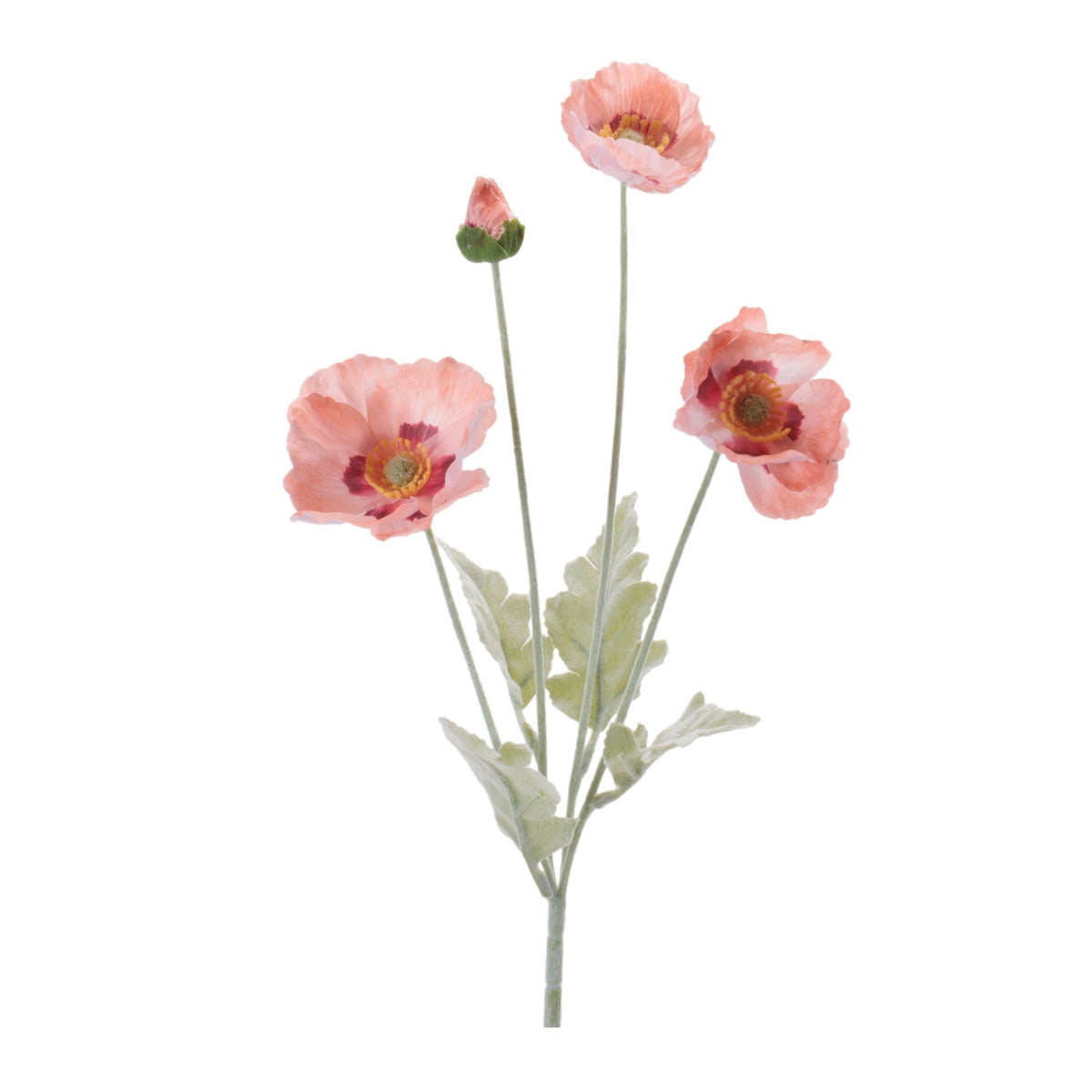 Poppy Floral Spray (Set of 6)