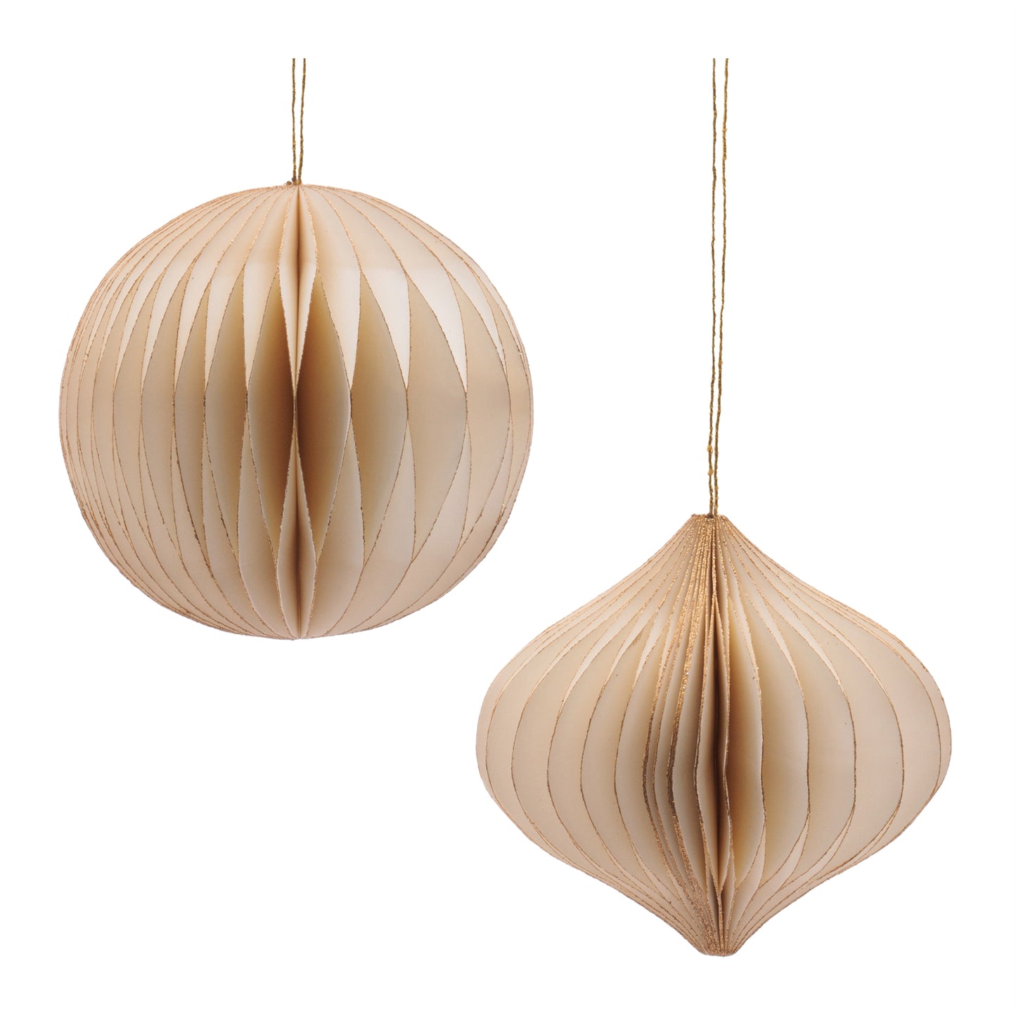 Round Paper Ornament (Set of 12)