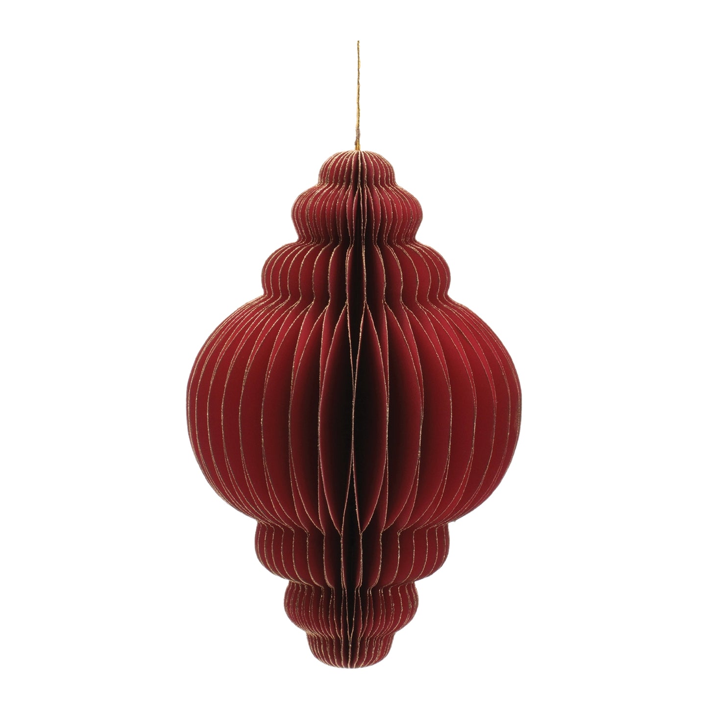 Paper Drop Ornament (Set of 6)