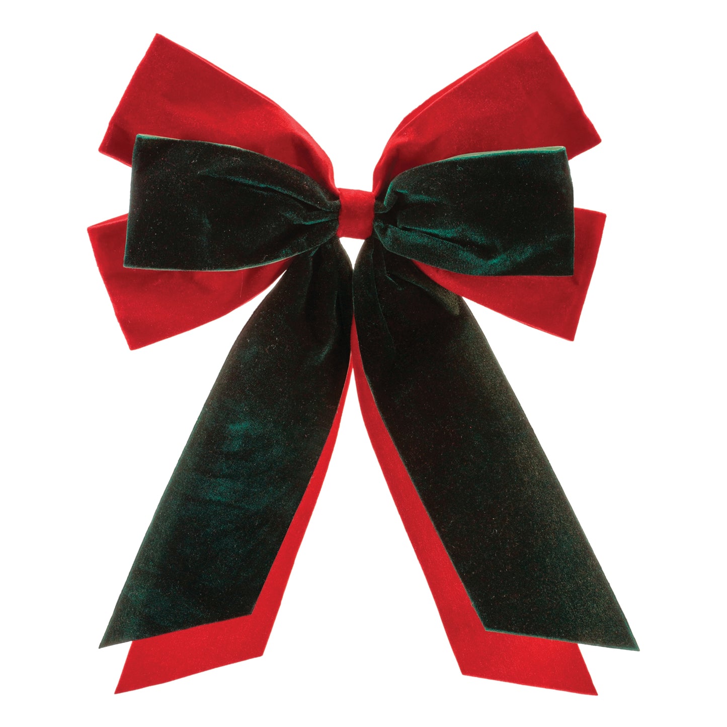 Double Bow Ornament (Set of 2)