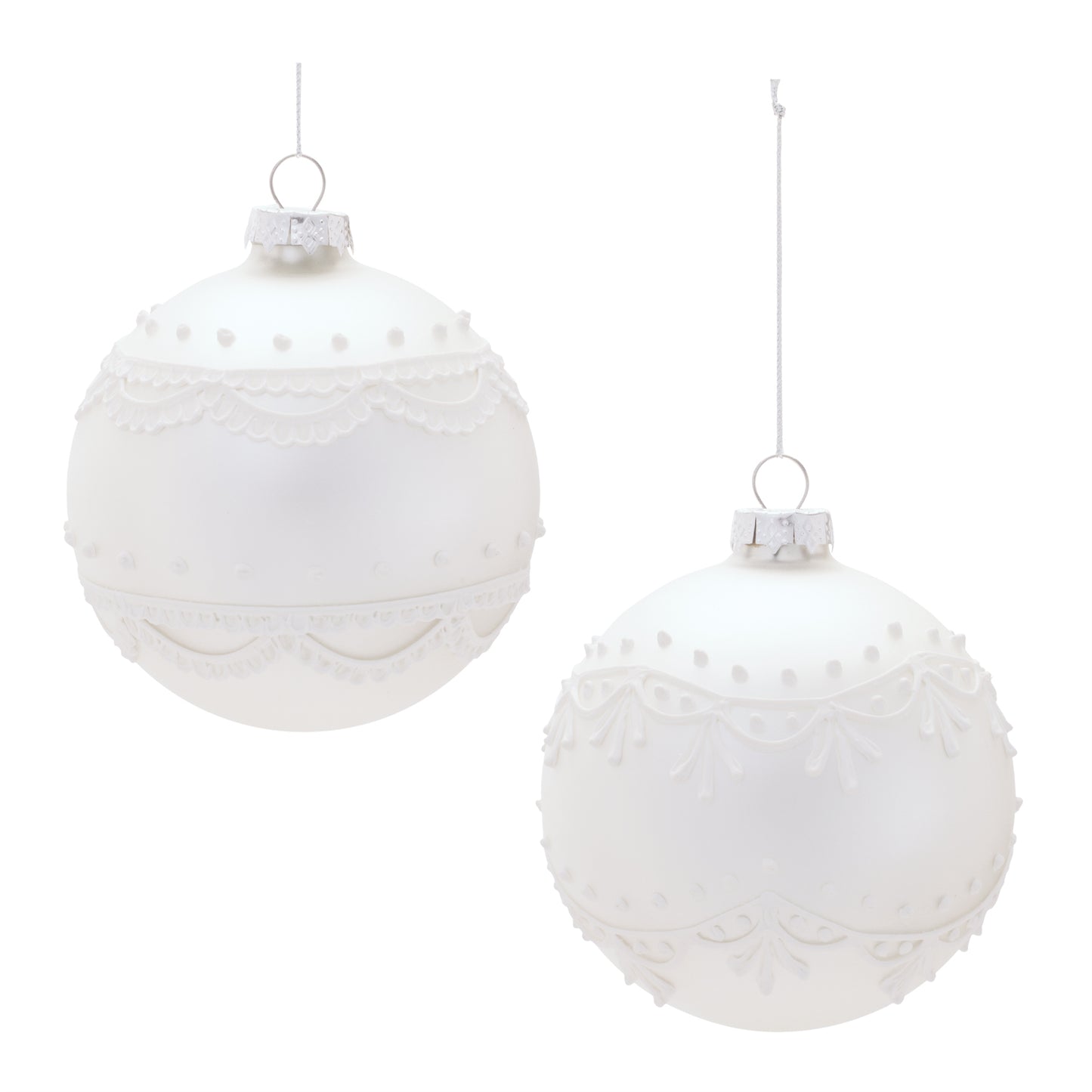 Round Glass Ornament (Set of 6)