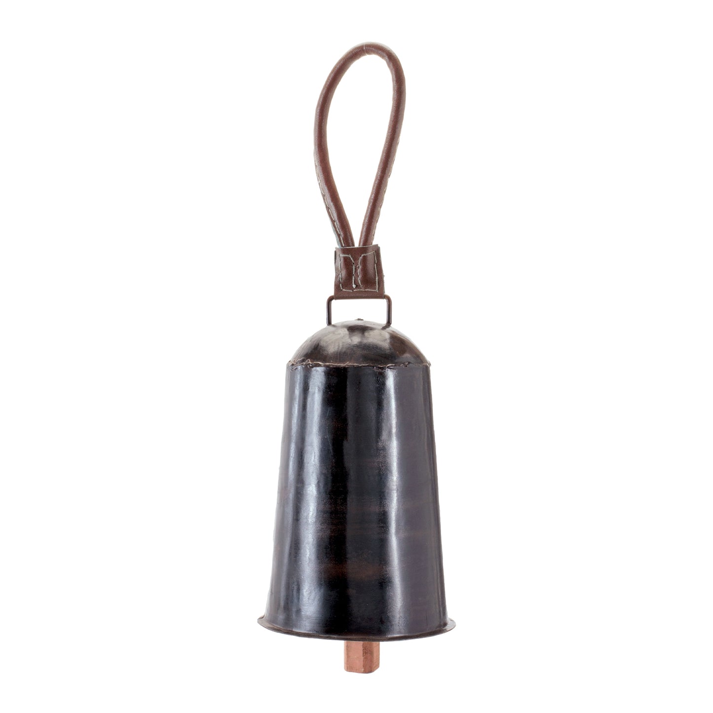 Iron and Leather Bell (Set of 2)