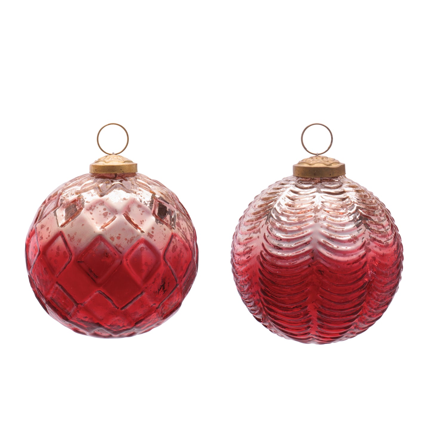 Glass Ball Ornament (Set of 2)
