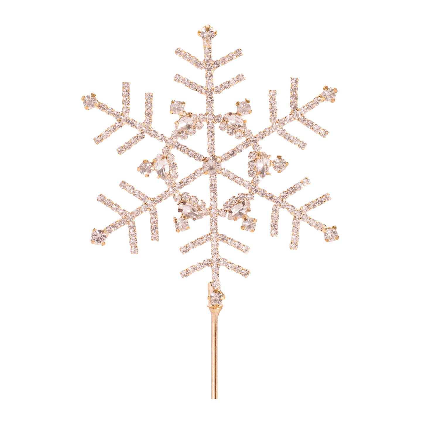 Jeweled Snowflake Stem (Set of 4)