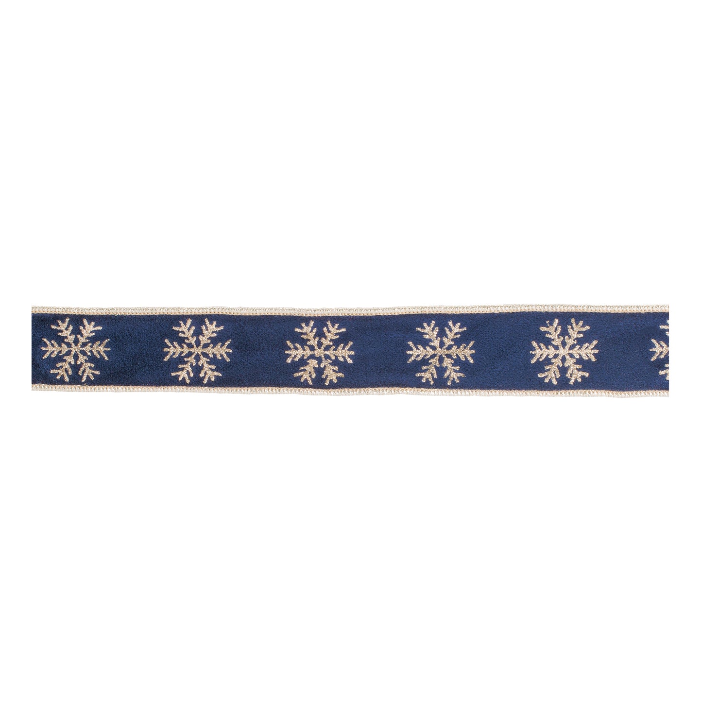 Snowflake Wired Ribbon (Set of 2)