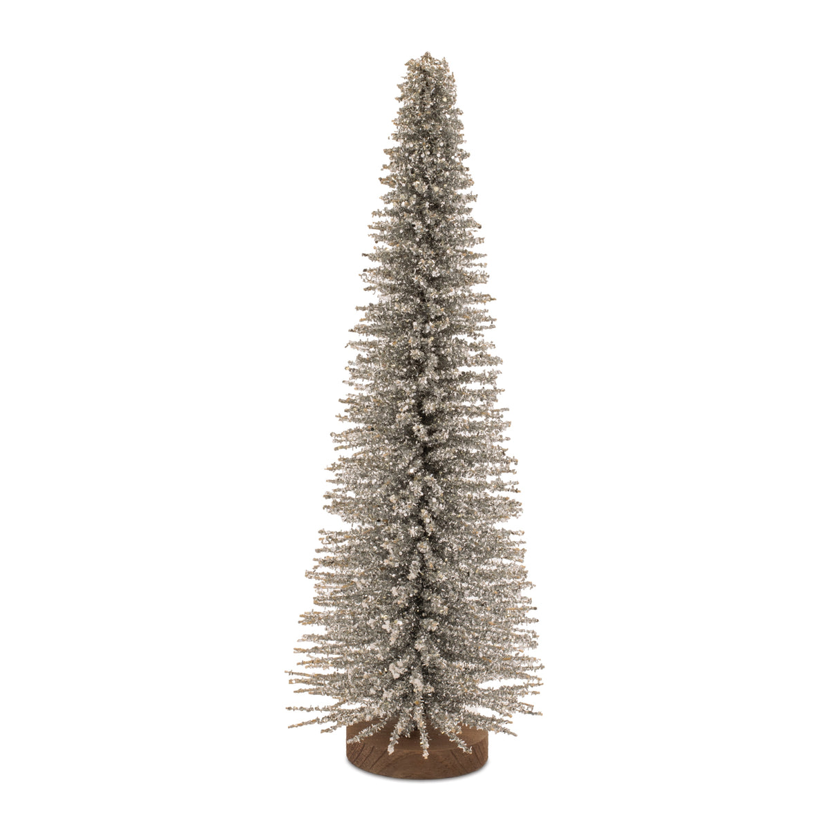 Glitter Iron Christmas Tree 23.5"H