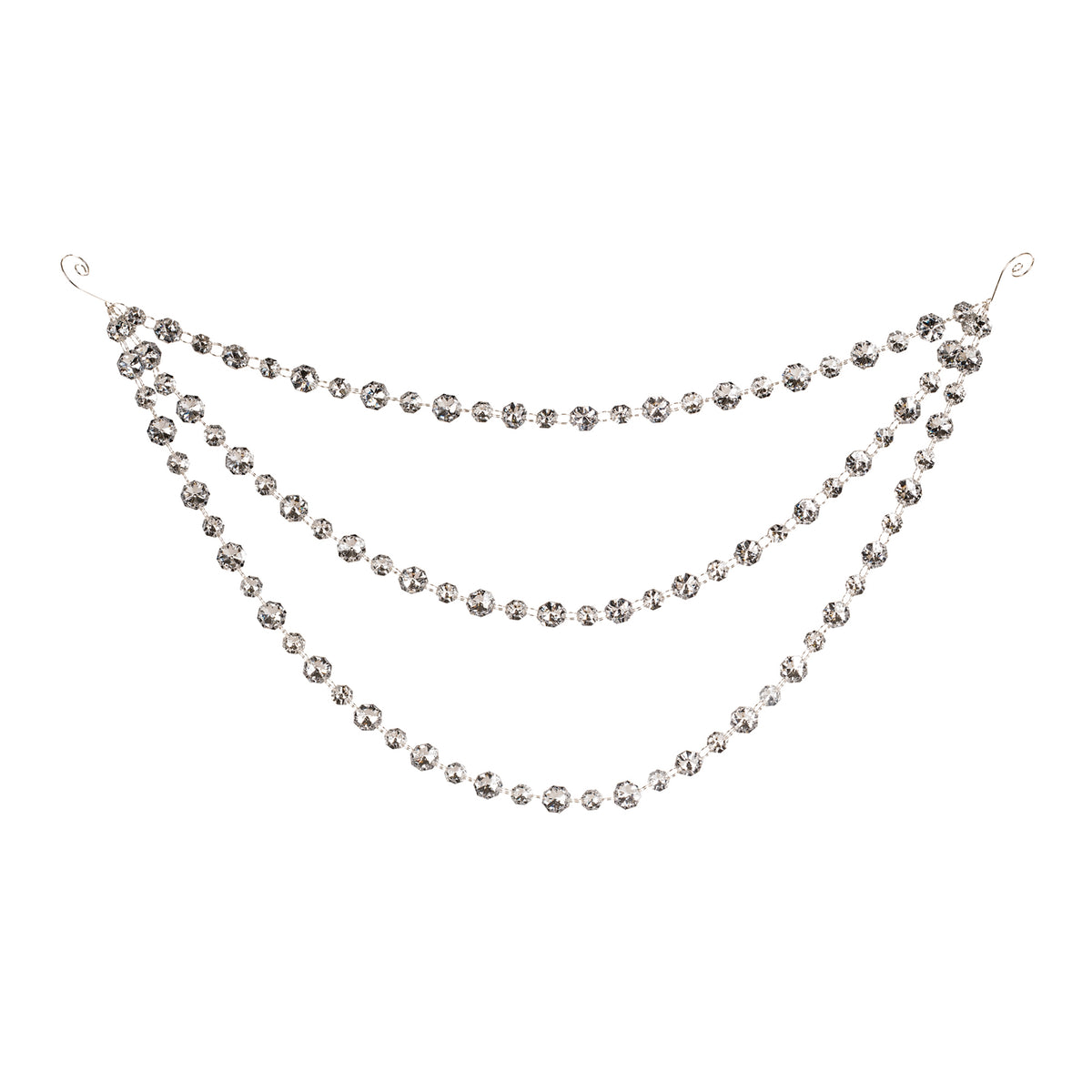 Triple Strand Bead Garland (Set of 2)