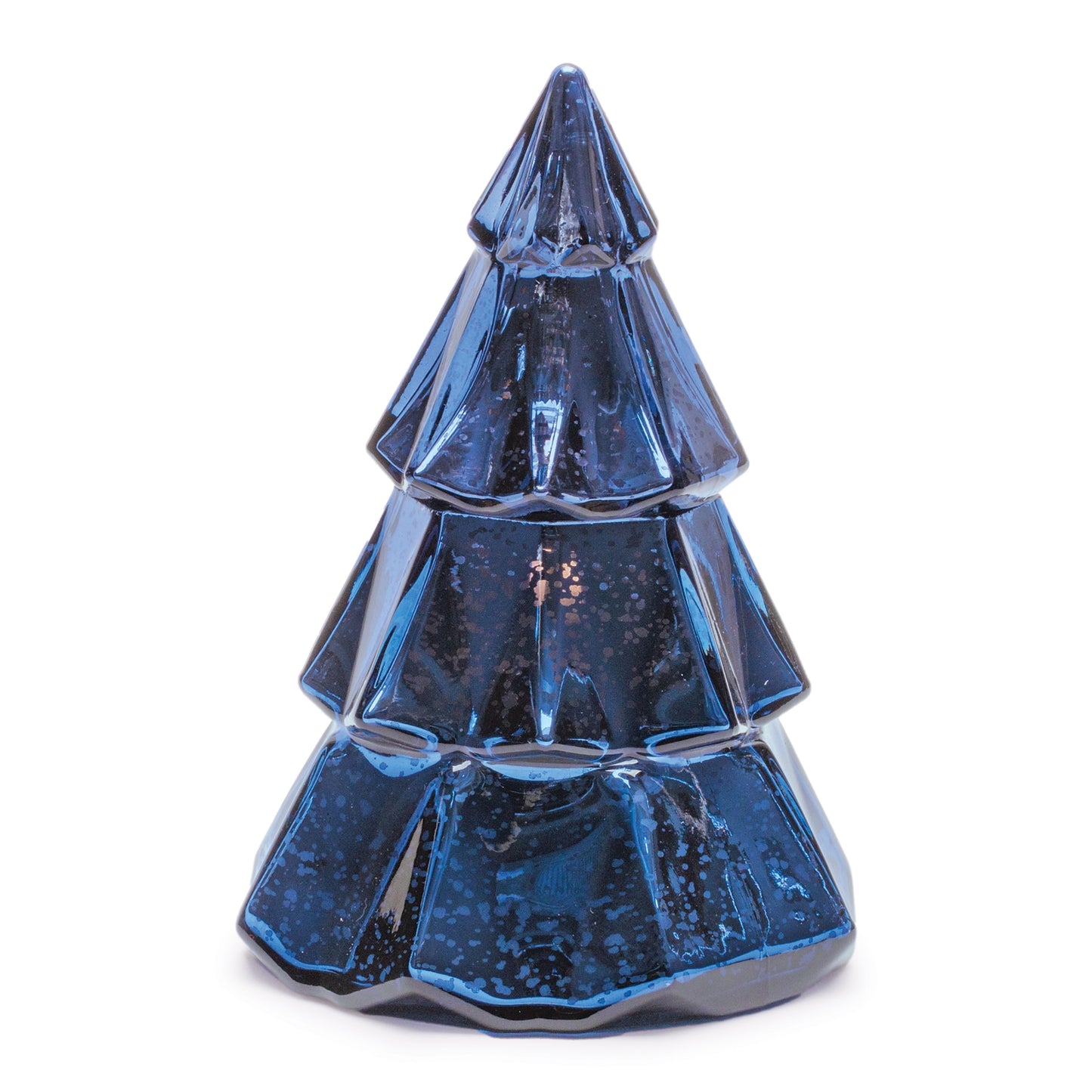 LED Glass Tree Candle 7.5"H