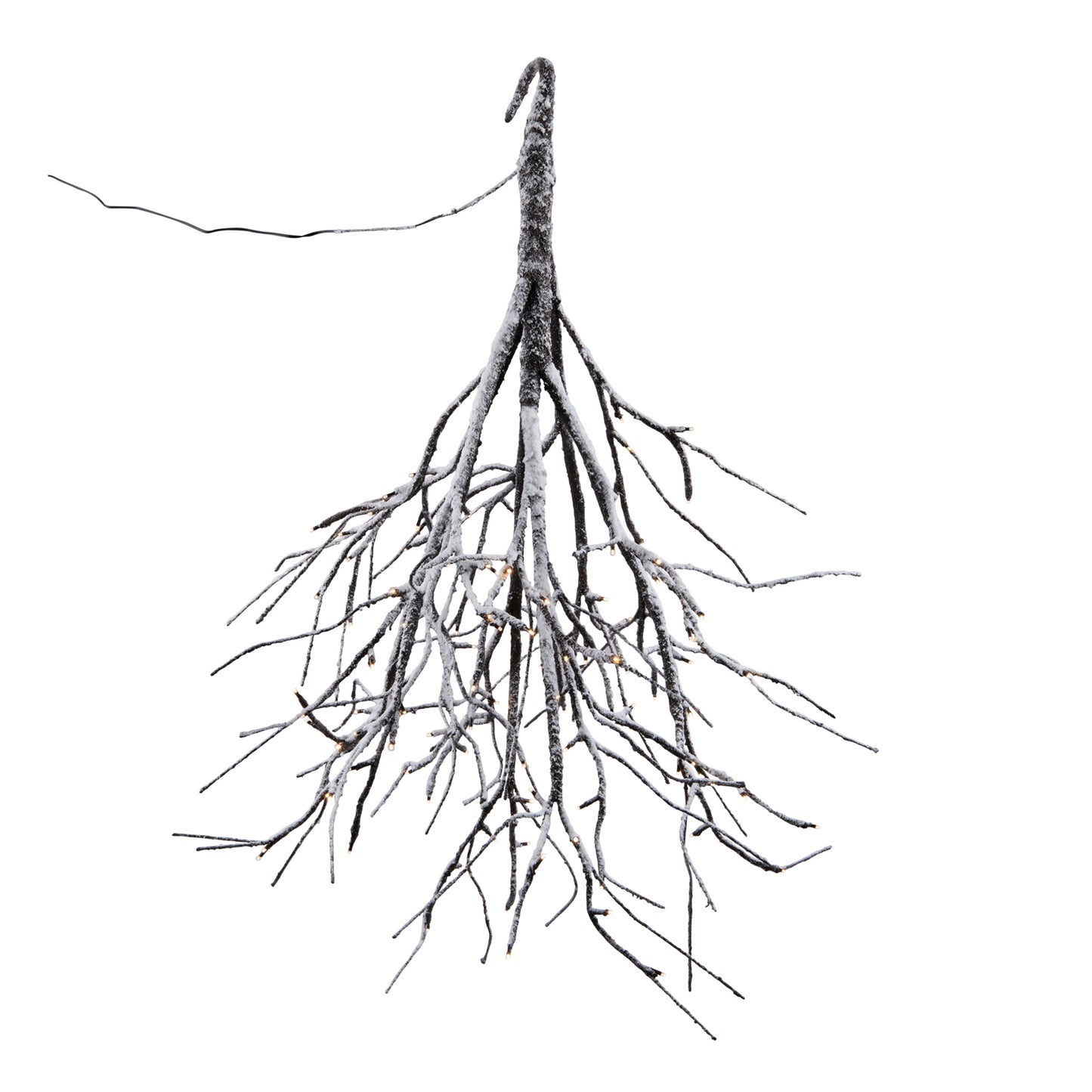 LED Flocked Twig Branch 4'H