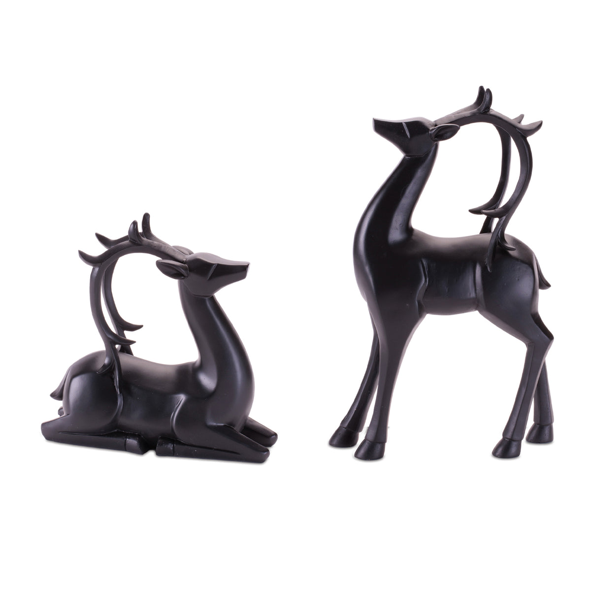 Modern Deer Statue (Set of 2)