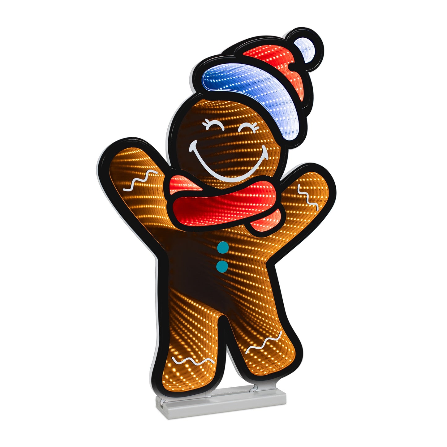 SmileyWorld®? Holiday Gingerbread Man Ekkolight 24"H