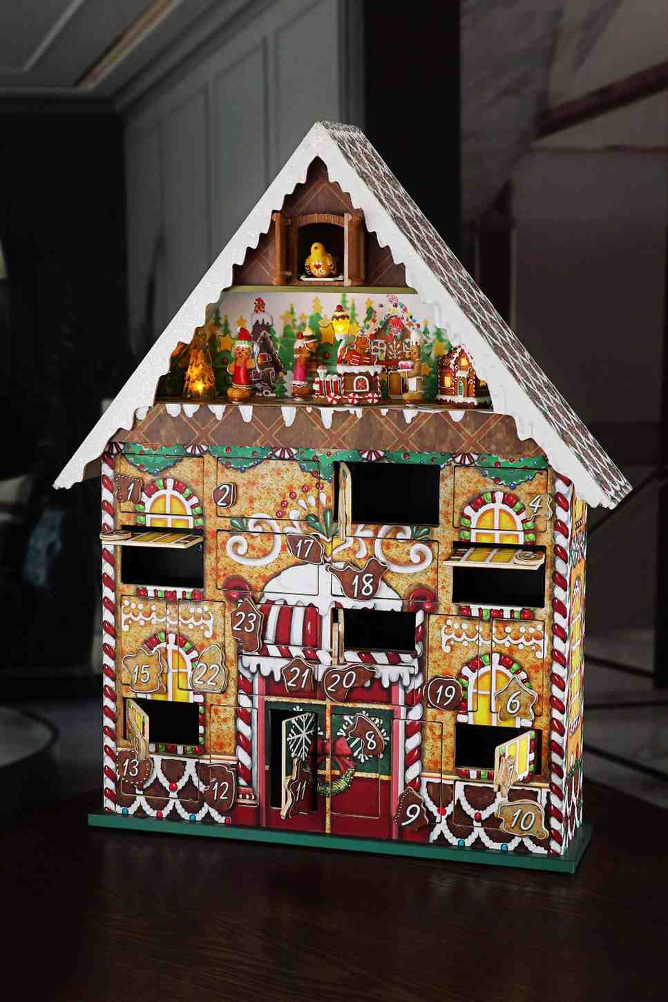 Advent Calendar House w/ Musical Mechanism