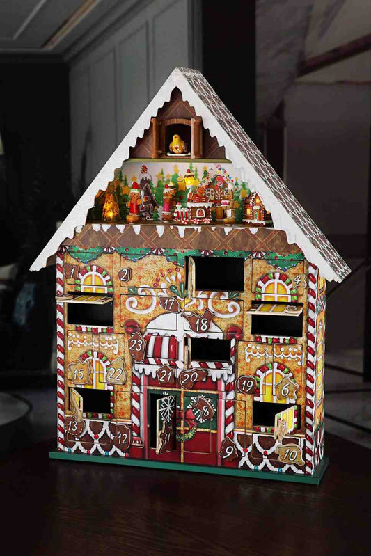Advent Calendar House w/ Musical Mechanism