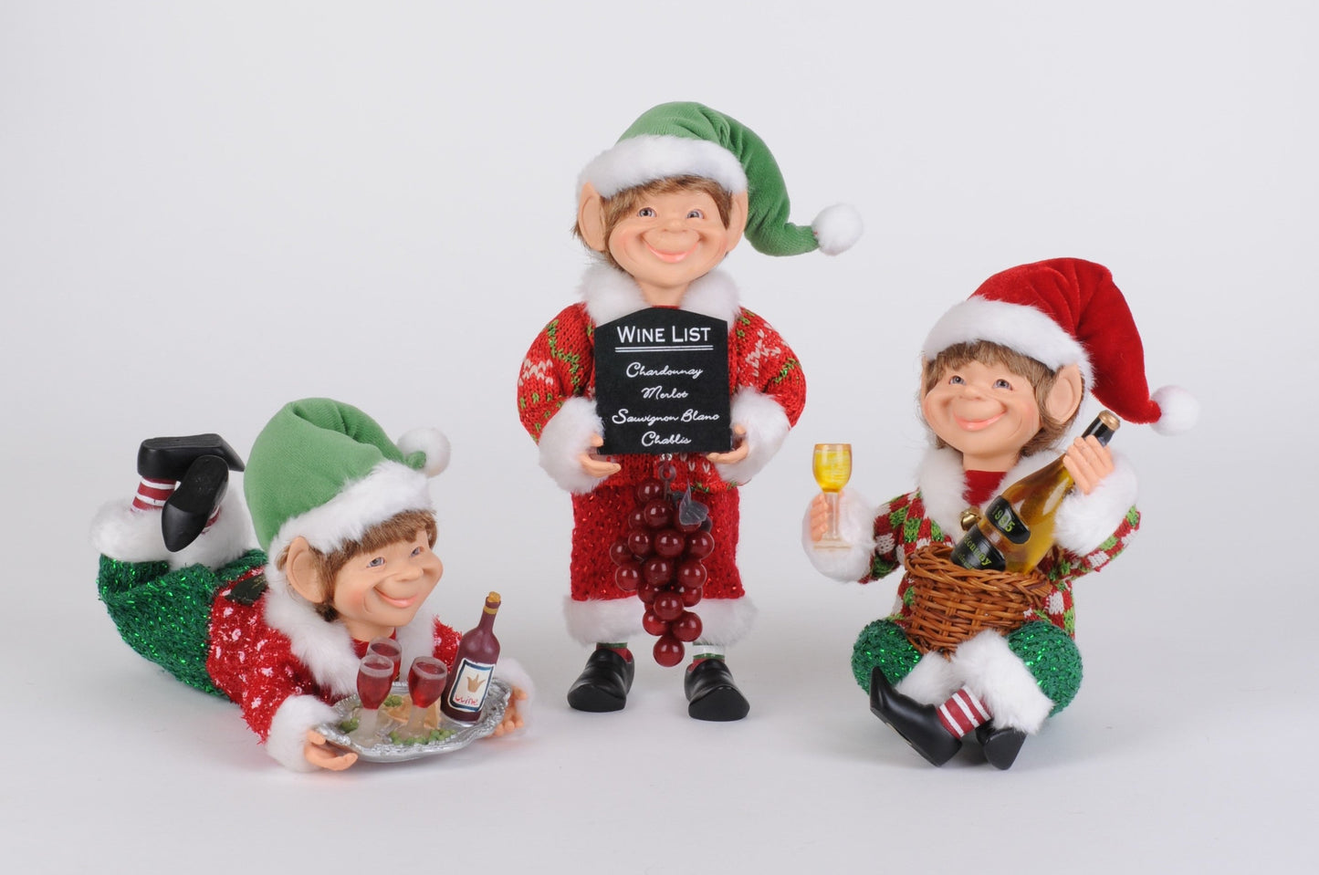CC09-30 3 Piece Wine Elf Set