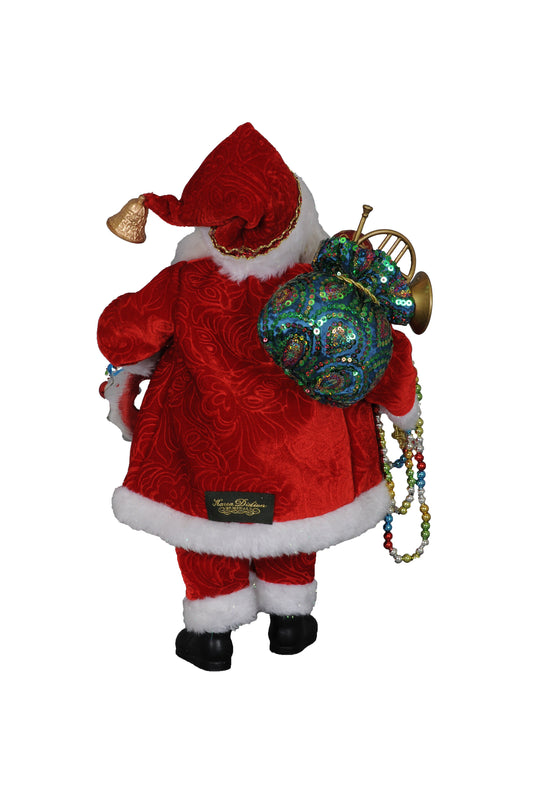 CC16-145 Beads w/ Wreath Santa